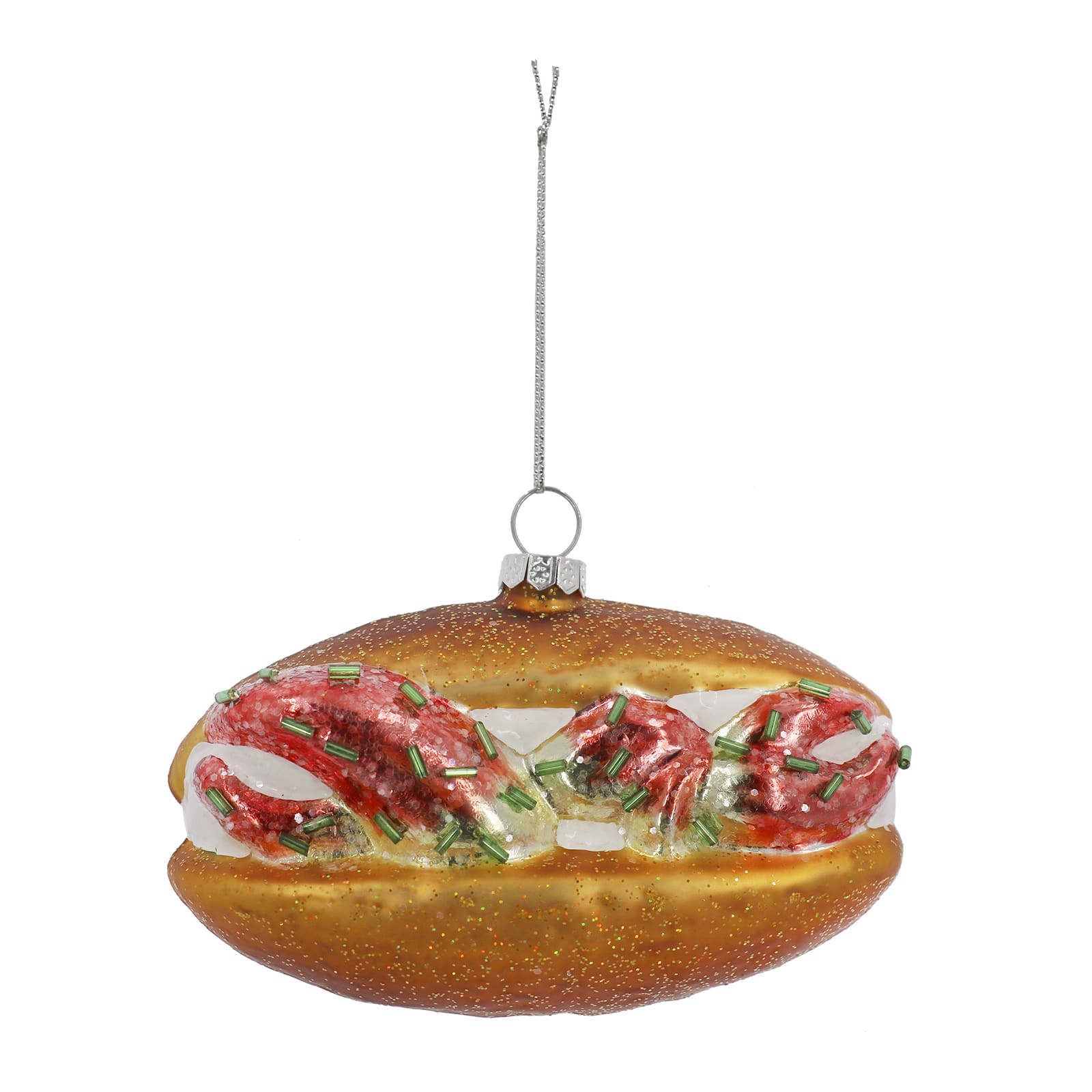 4.5&#x22; Lobster Roll Glass Ornament by Ashland&#xAE;
