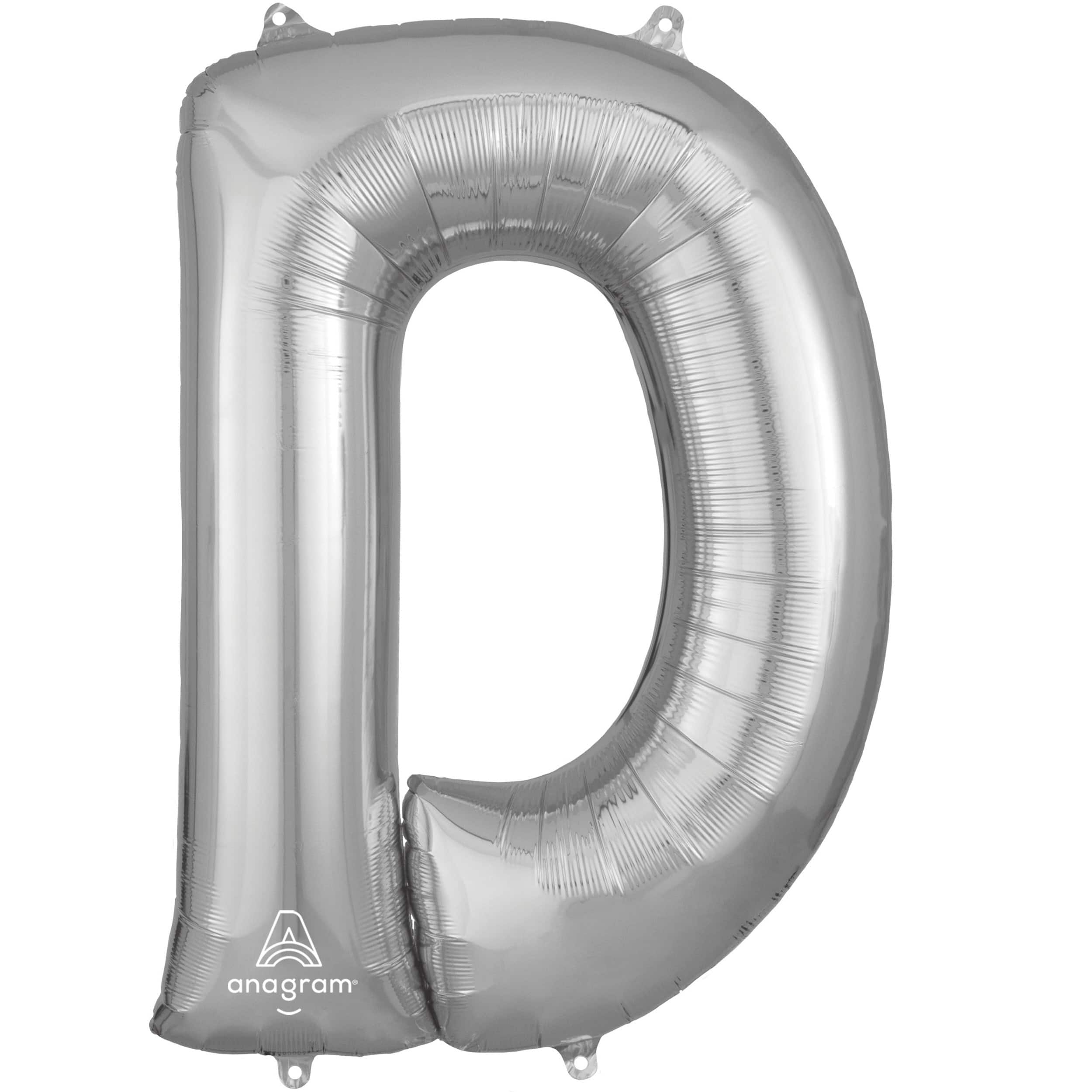 32&#x22; Silver Letter Foil Balloon