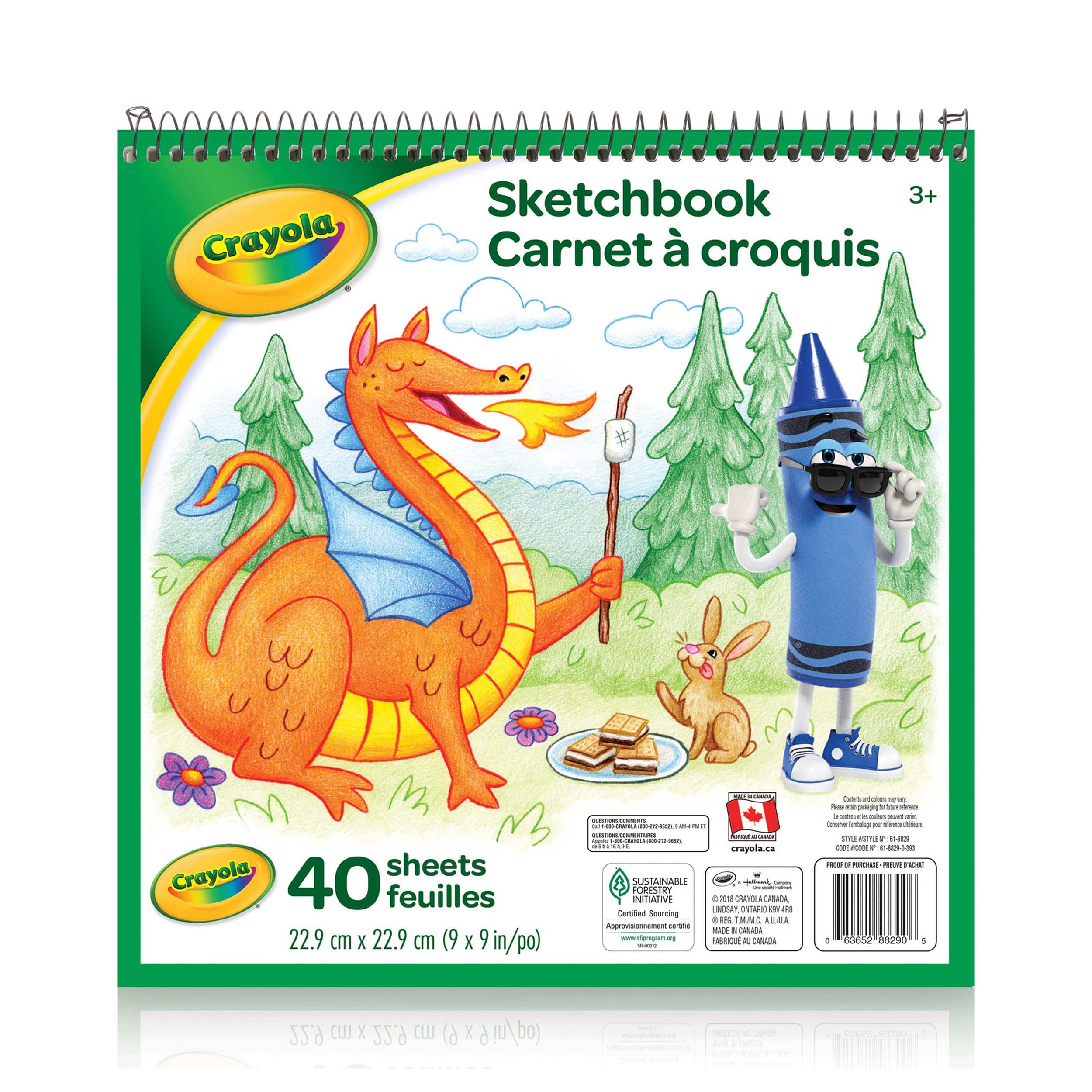 12 Pack: Crayola&#xAE; Heavyweight Drawing Paper Sketchbook