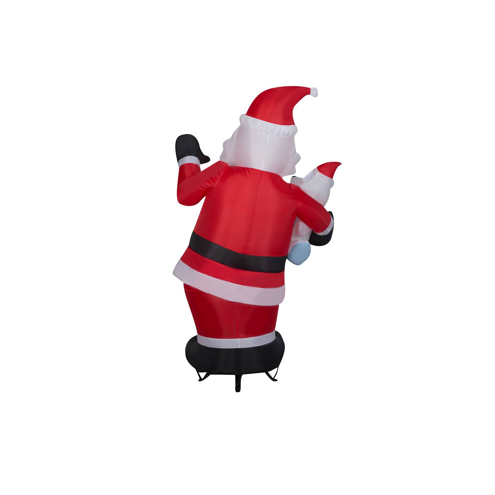 6ft. Animated Airblown&#xAE; Inflatable Christmas Swaying Santa with Polar Bear