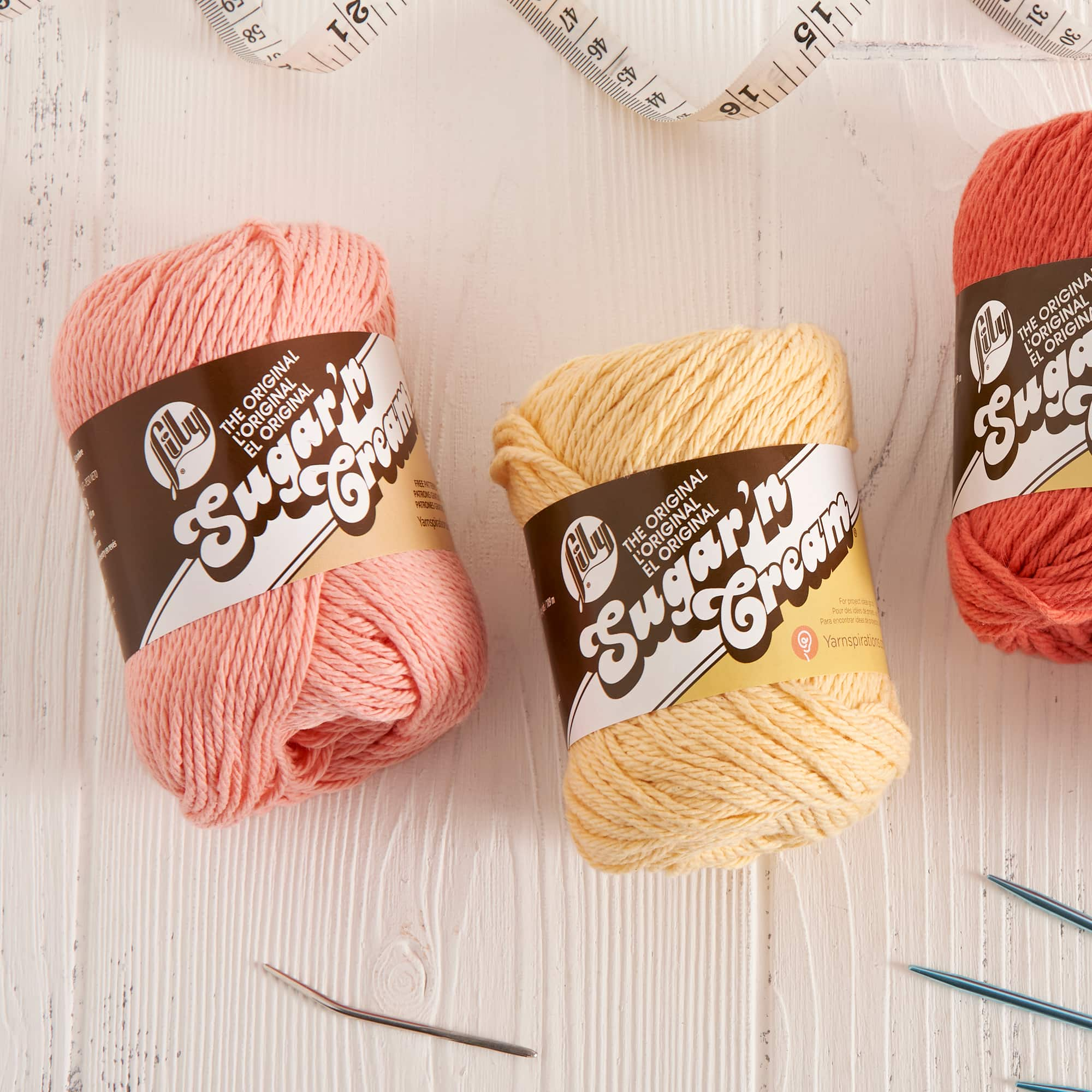 Lily® Sugar 'n Cream® Solid Yarn