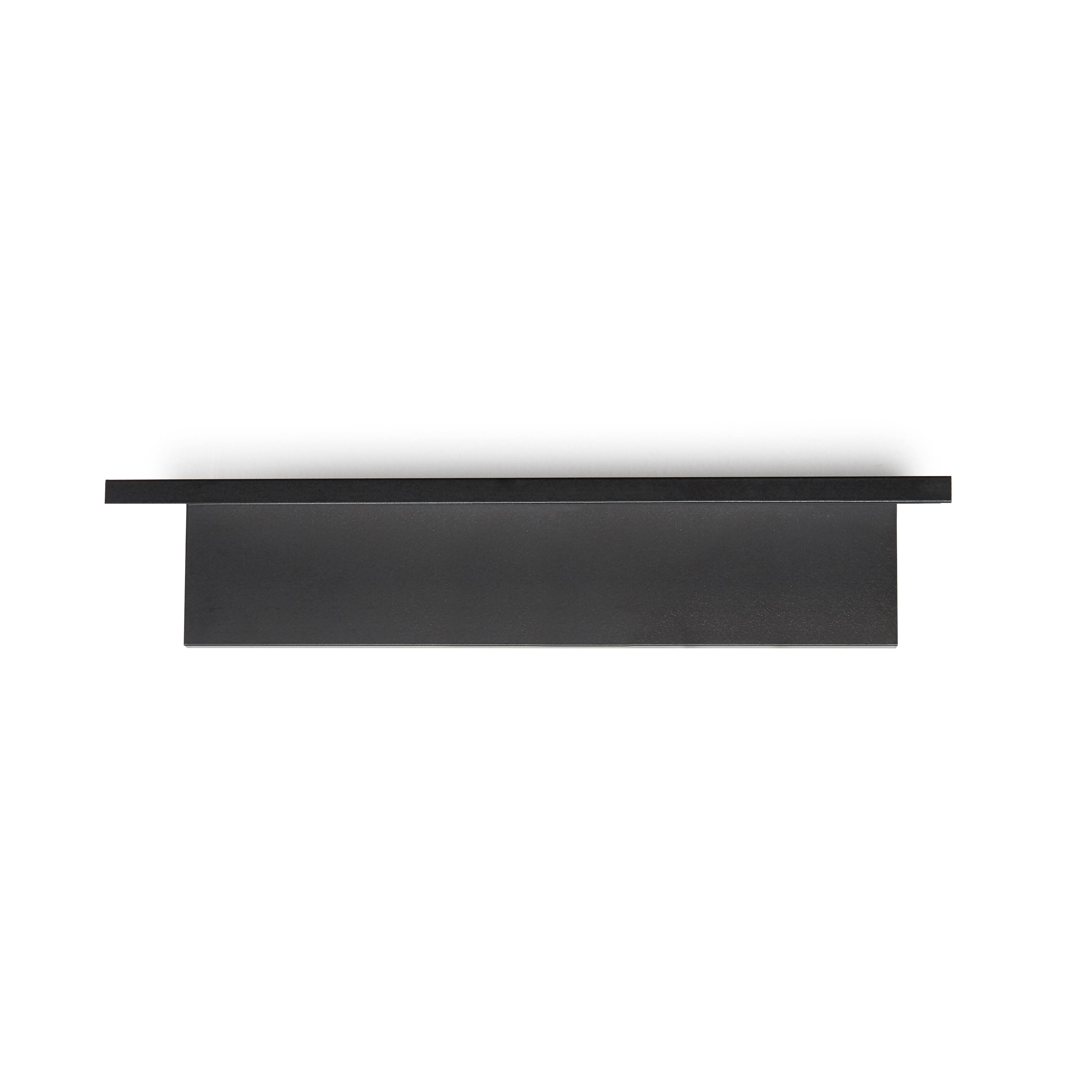 HangZ™ Black Reversible No Stud Floating Shelf