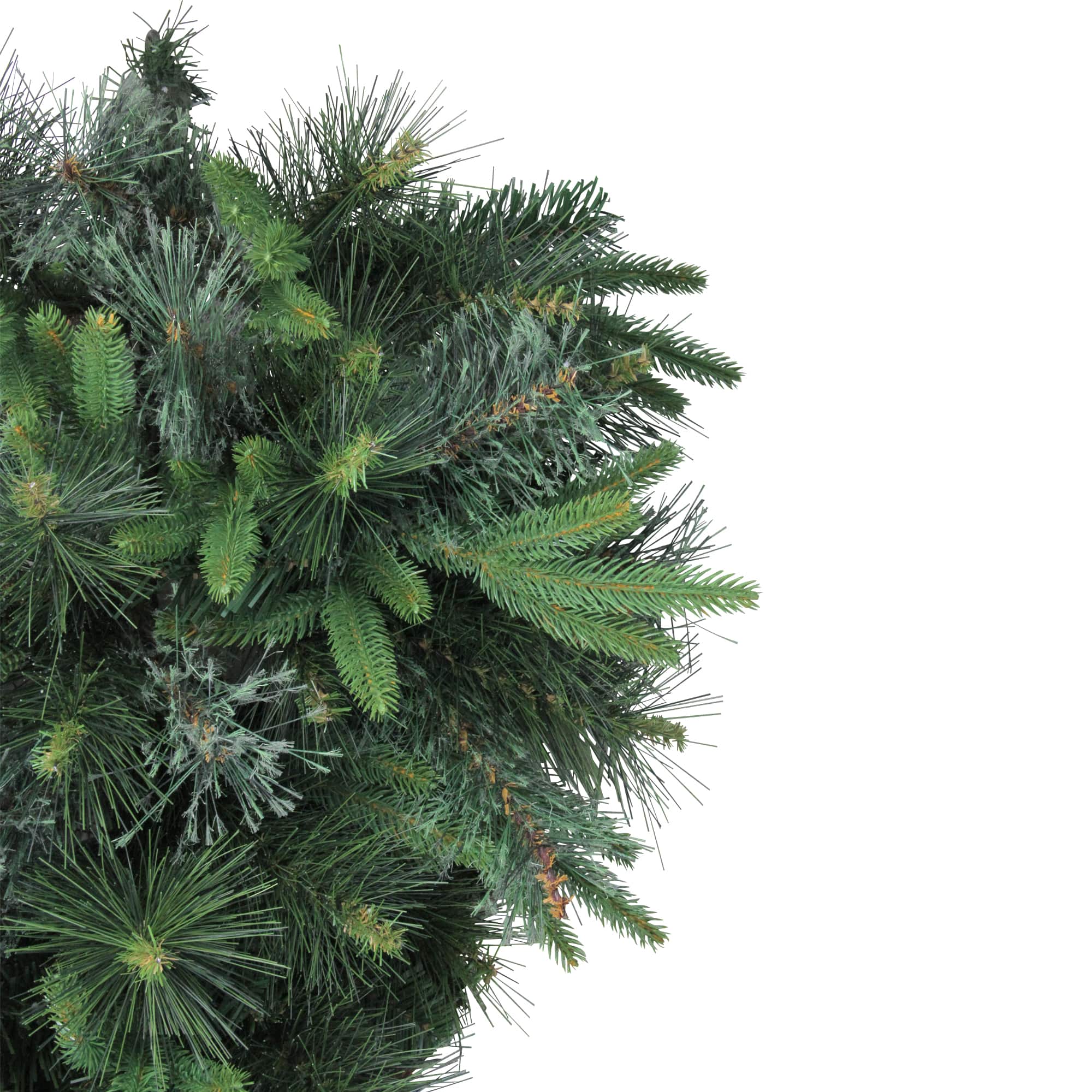 48&#x22; Unlit Cashmere Mixed Pine Teardrop Swag