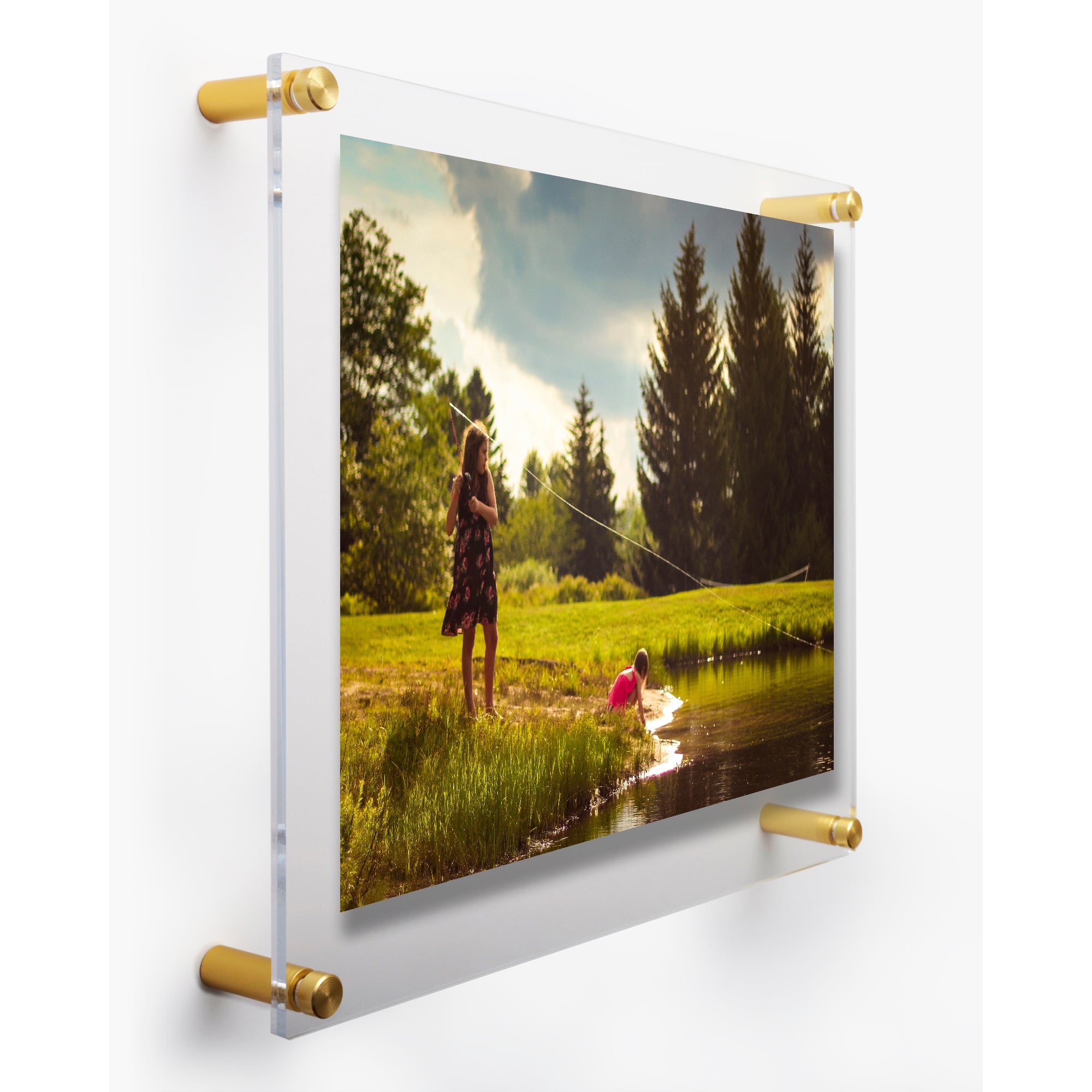 12x12 Acrylic Floating Frame | Modern Display Frame
