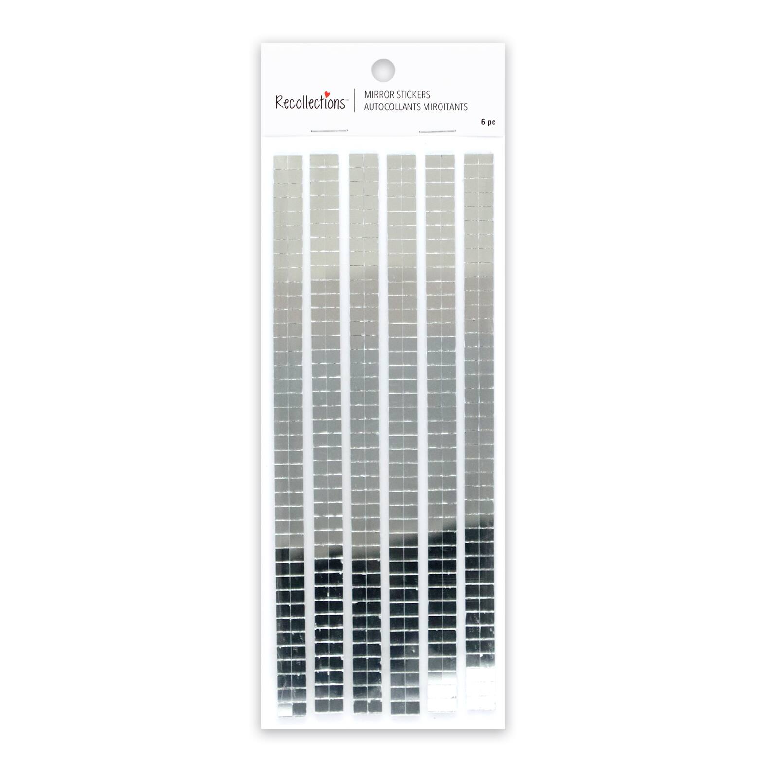 Silver Mirror Strip Stickers by Recollections™