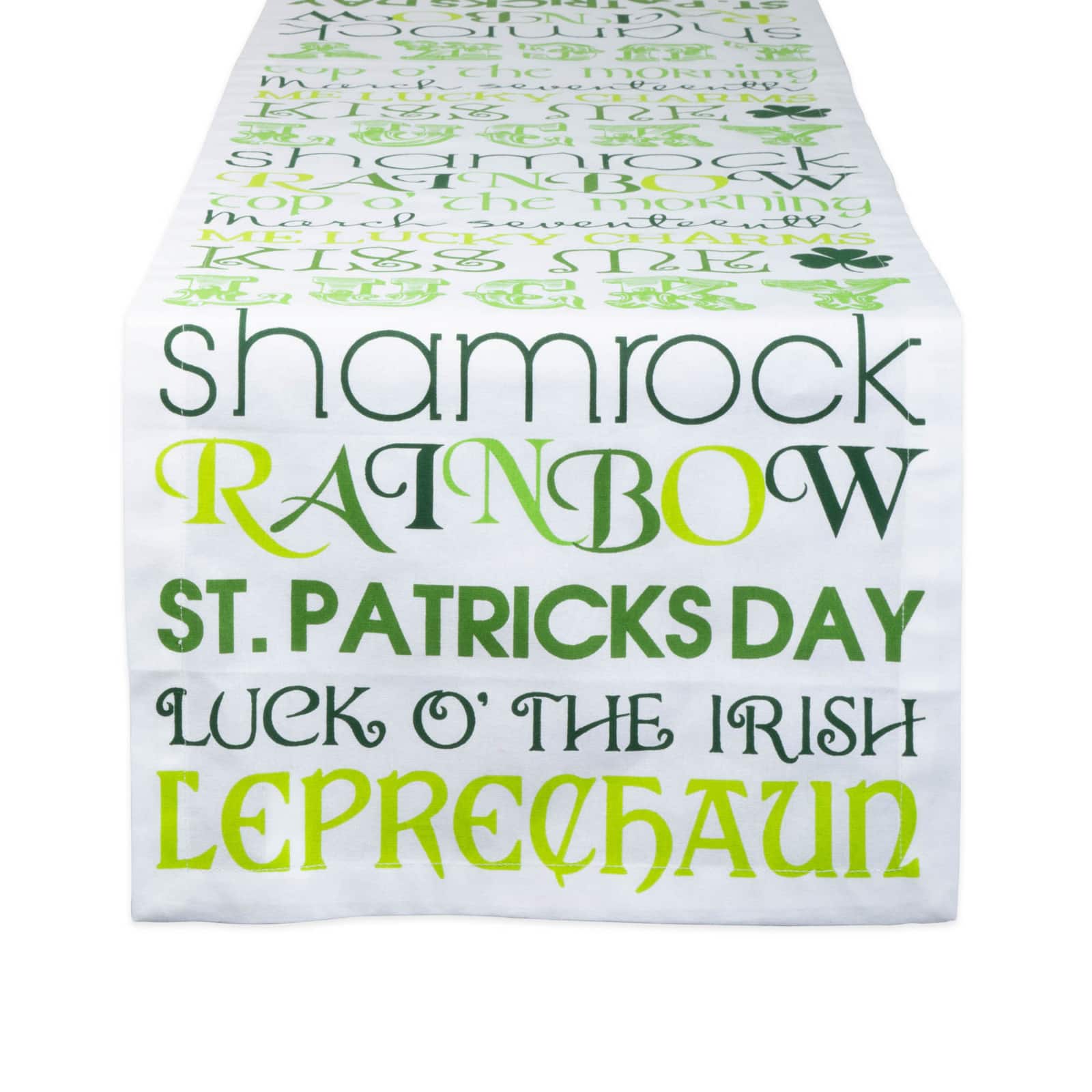 DII® 72" St Patrick's Day Print Table Runner