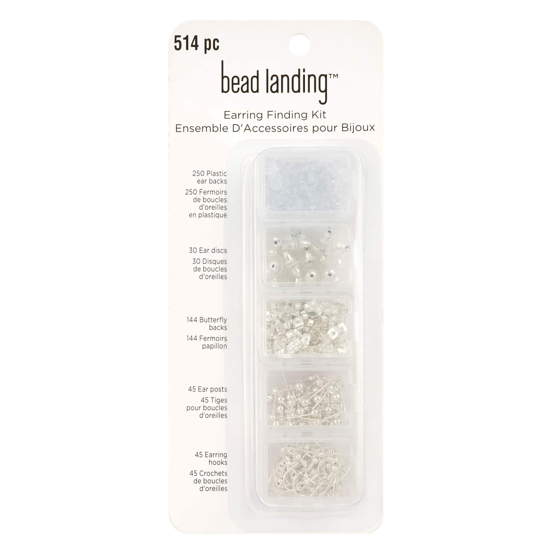 5x4mm Clear Earring Backs (12 Pairs) - Off the Beaded Path