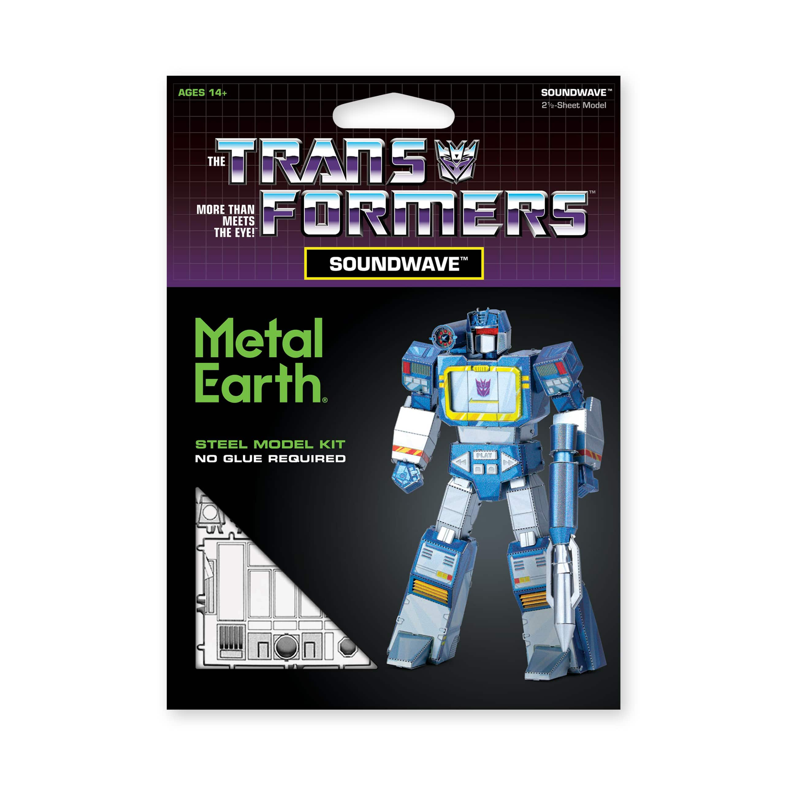 Metal Earth 3D Metal Model Kit - Transformers Color Soundwave