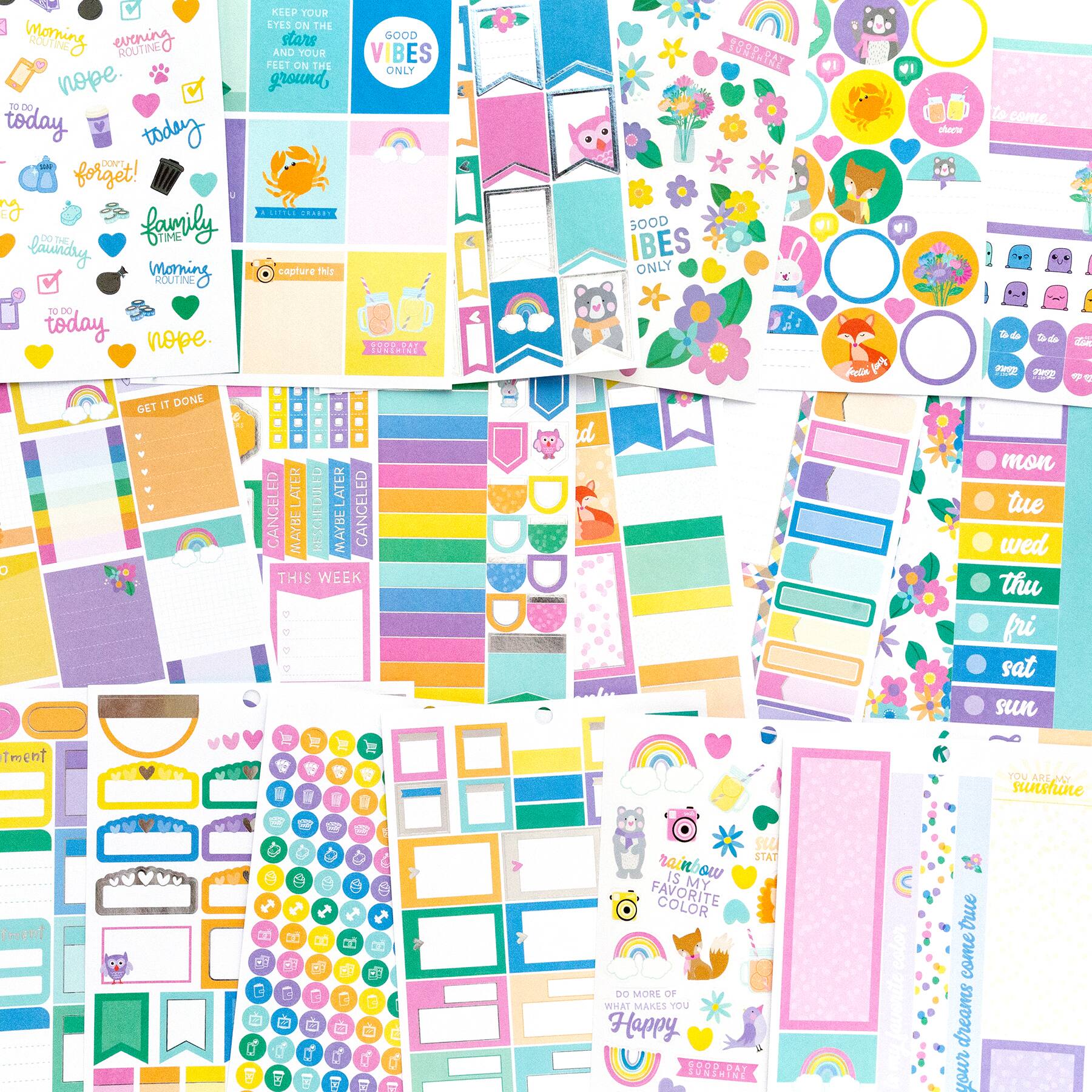 Krissyanne Designs® Rainbow Sticker Book | Organization & Labels | Michaels krissyanne designs