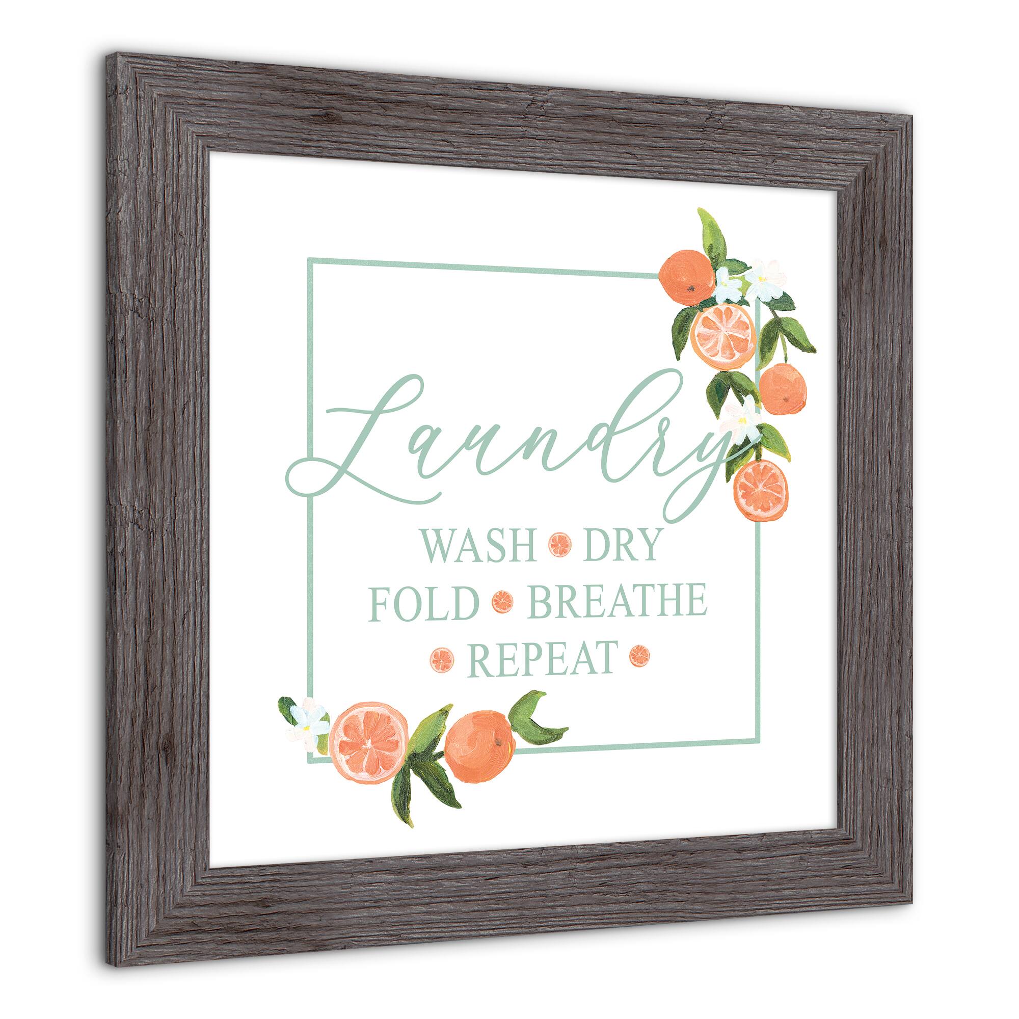 Citrus Laundry 16" x 16" Western Gray Framed Print