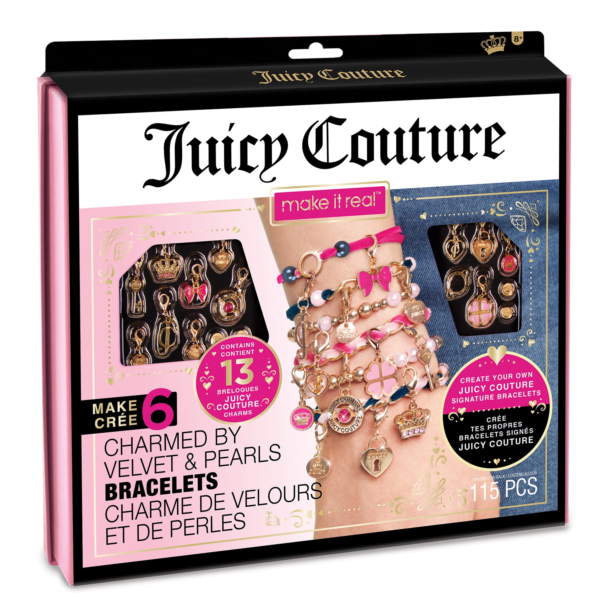 Make It Real Juicy Couture Charm Bracelet Kit - 115 ct