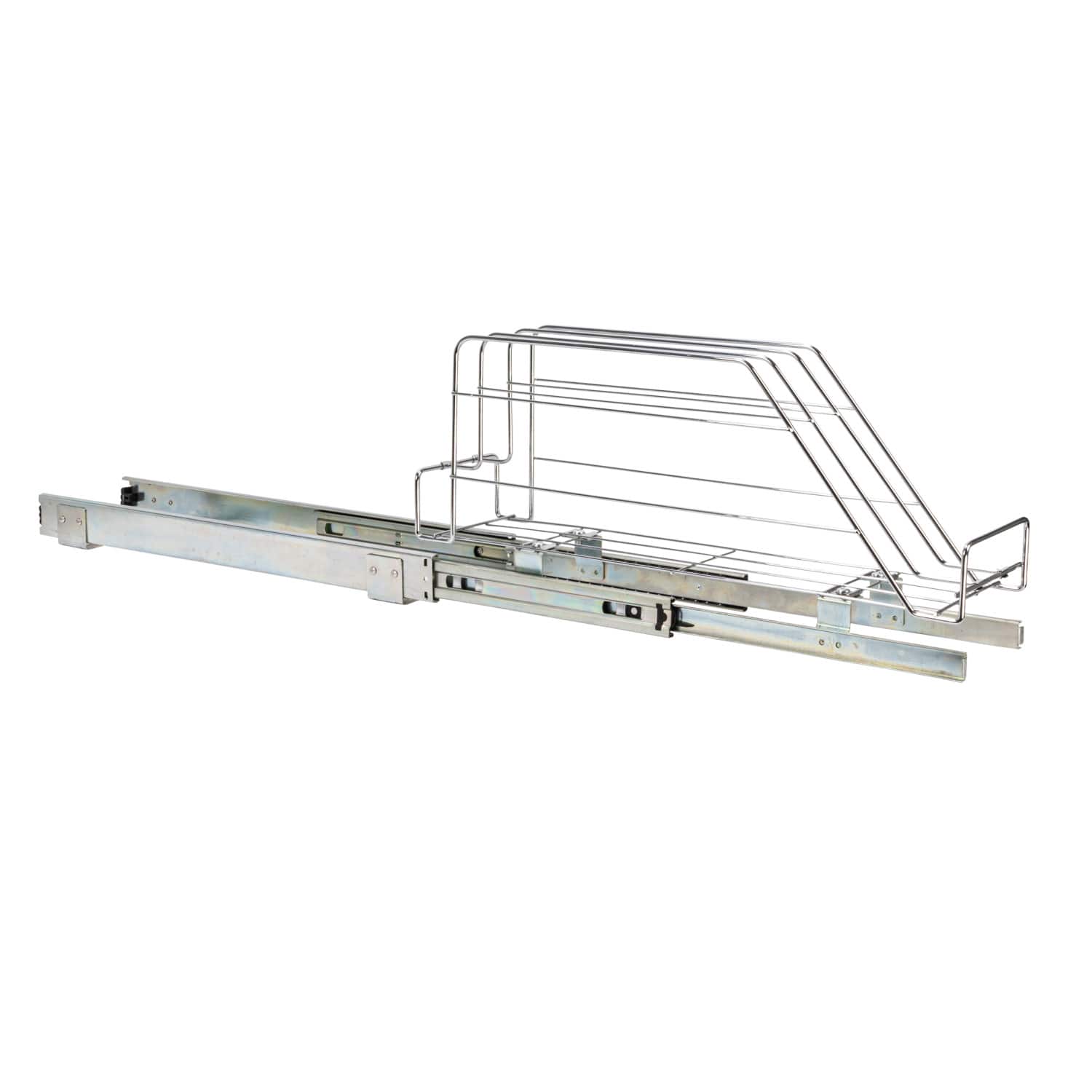 Household Essentials Glidez Chrome-Plated Steel Slide-Out Storage Organizer