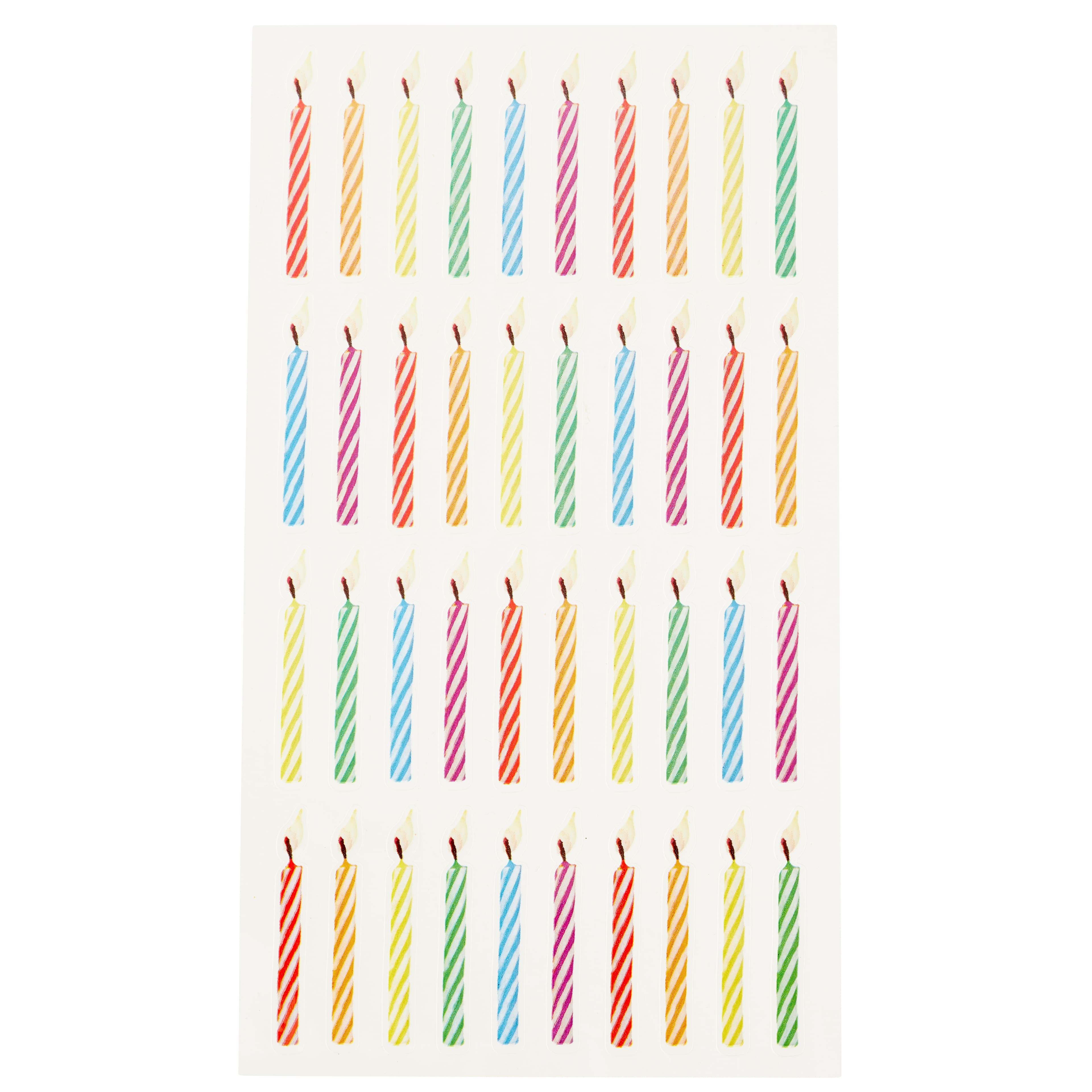 12 Packs: 40 ct. (480 total) Birthday Candle Stickers by Recollections&#x2122;