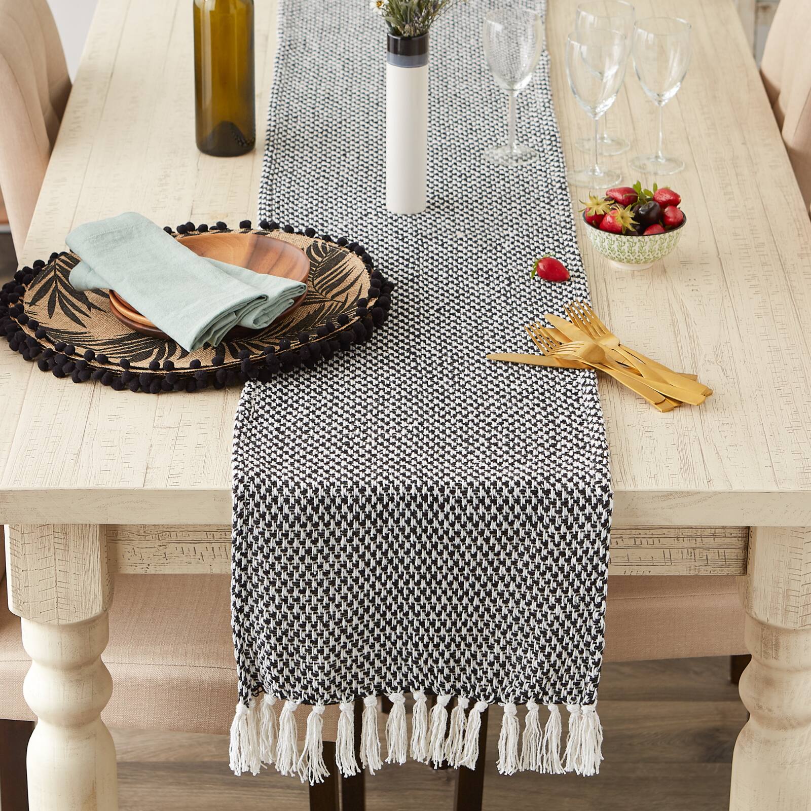 DII 108 Woven Fringed Table Runner Table Runners Michaels dii-108-woven-fringed-table-runner-table-runners-michaels