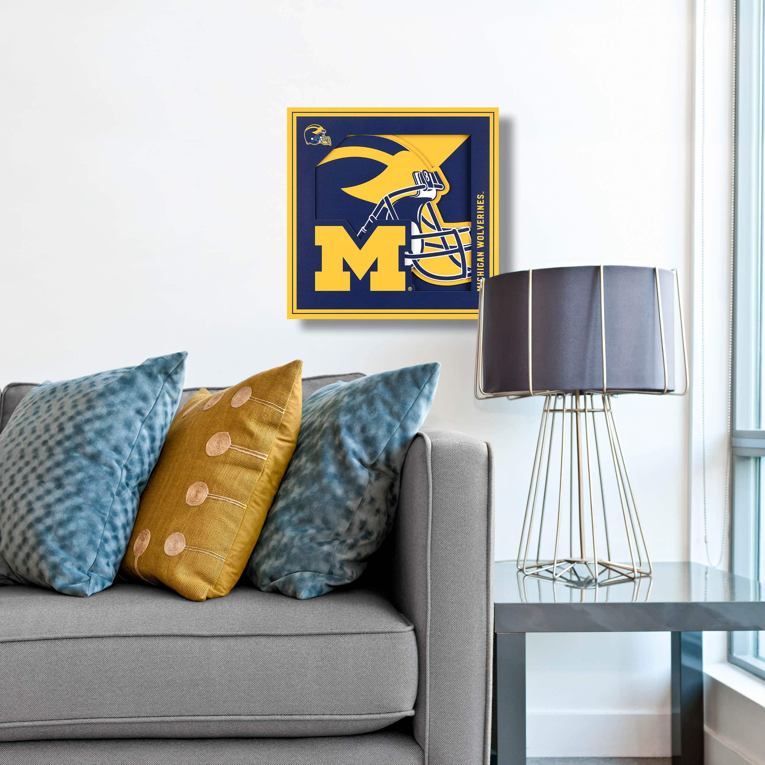College 3D Logo Series Wall Art