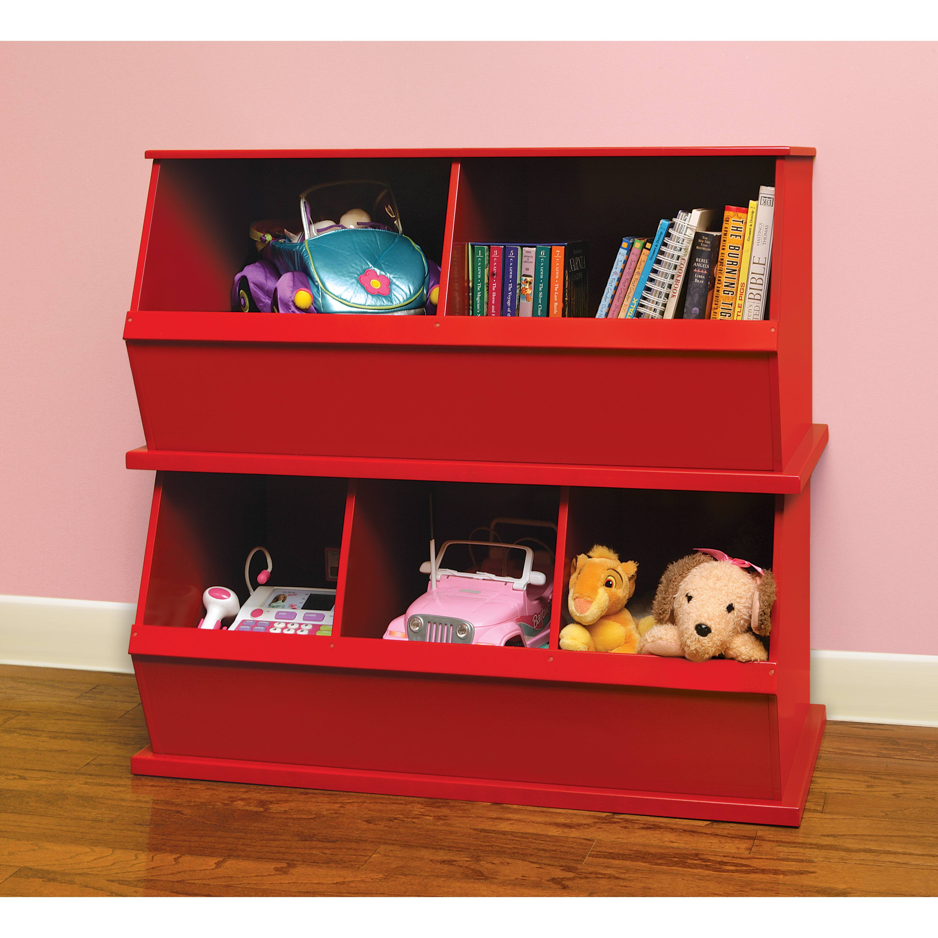 Badger Basket 2 Bin Stackable Storage Cubby