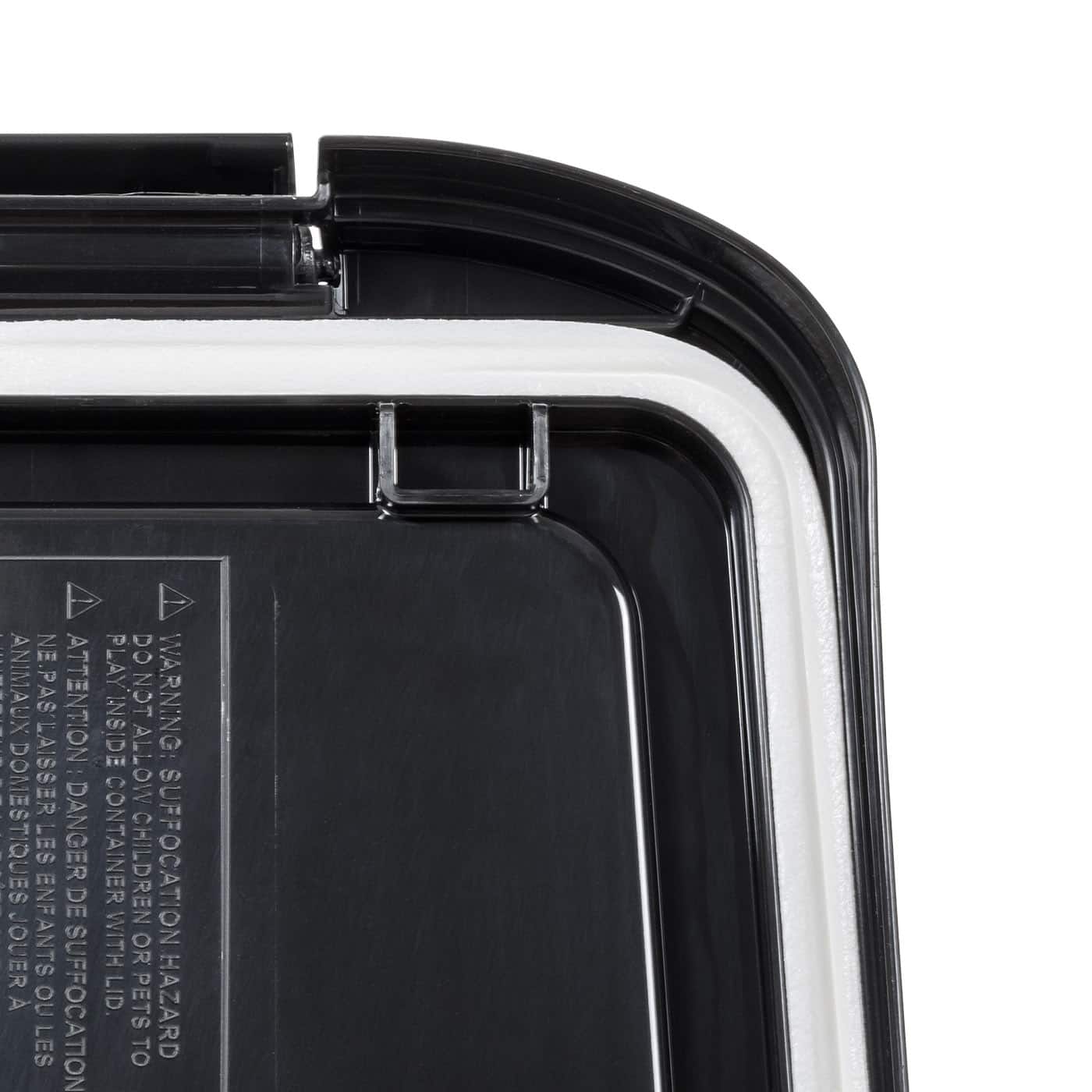 Clear & Black 12.75qt. Pet Food Container With Sealed Top