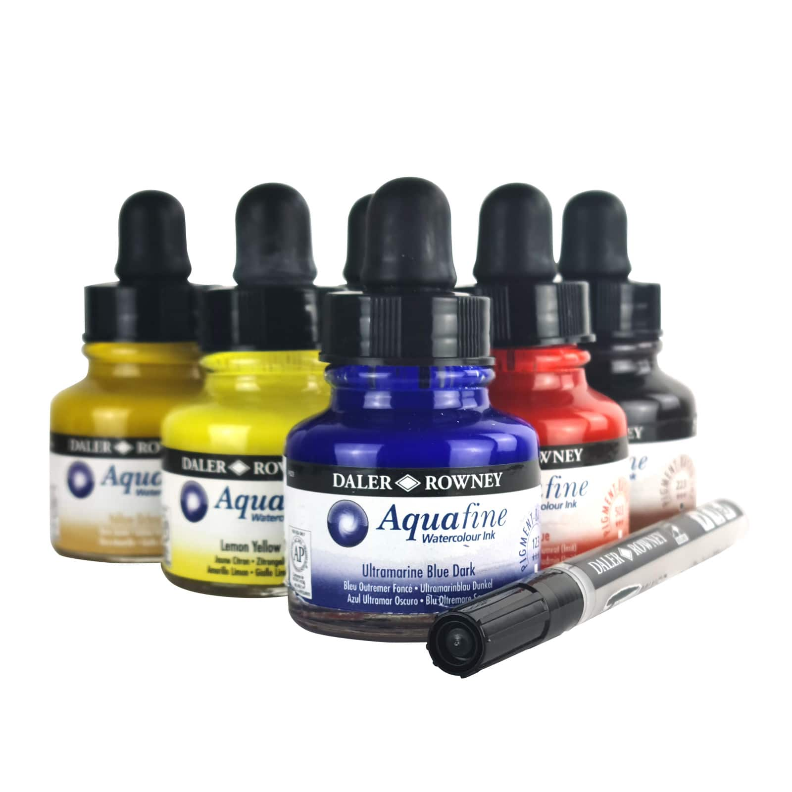 Daler-Rowney Aquafine Watercolor Ink Introduction Set, 6ct.