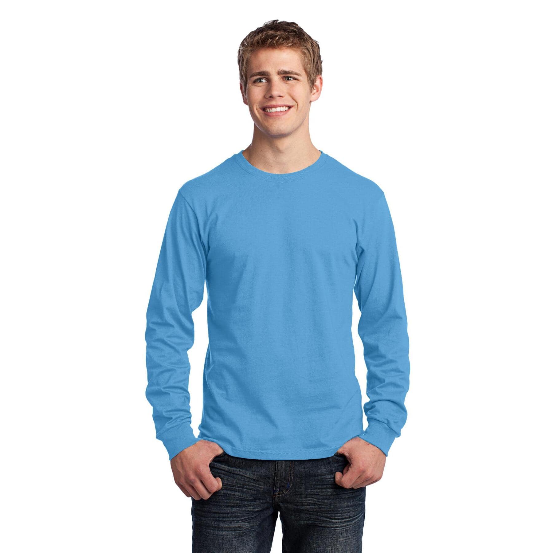 Port & Company® Long Sleeve Adult Core Cotton T-Shirt