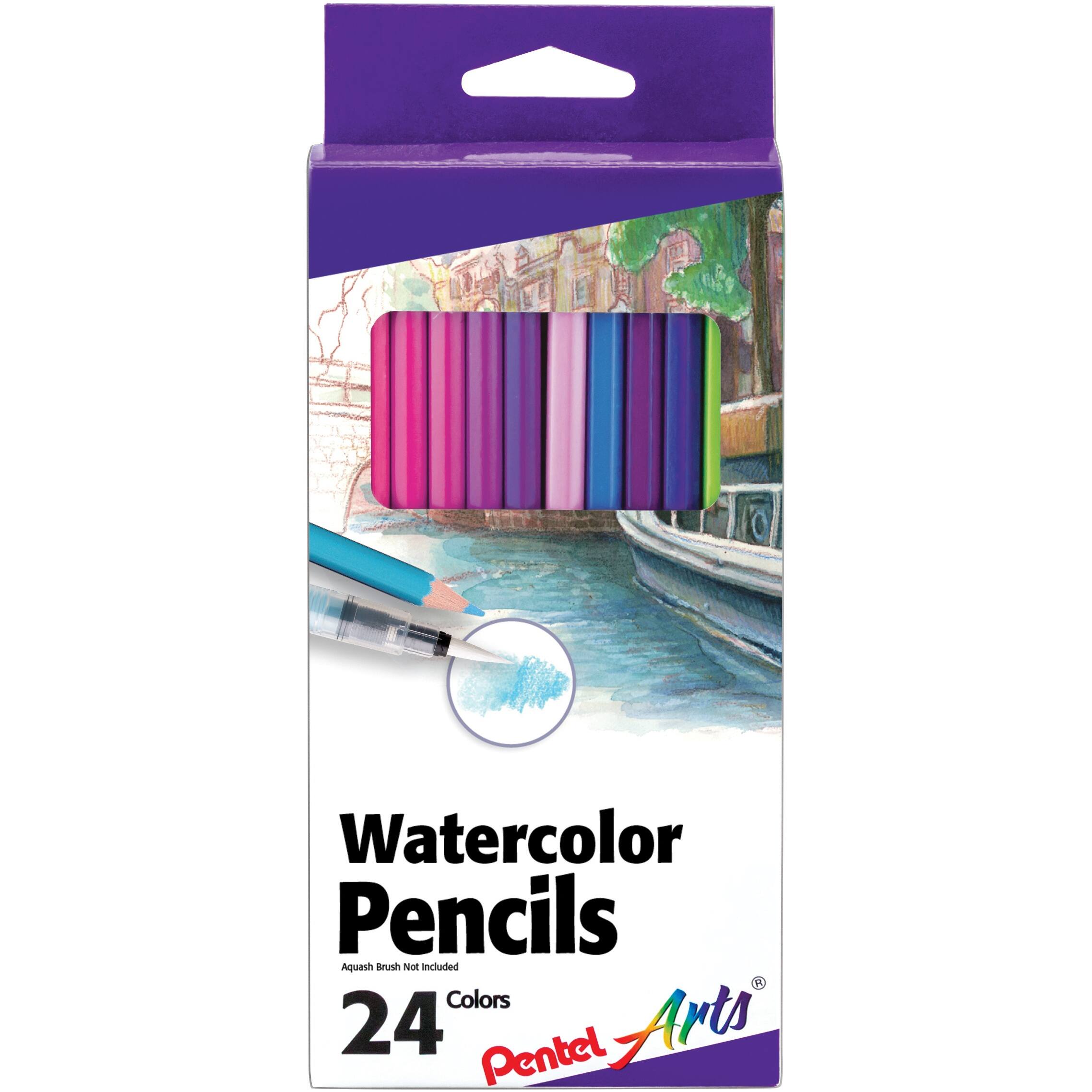 Pentel Arts&#xAE; 24 Piece Watercolor Pencil Set