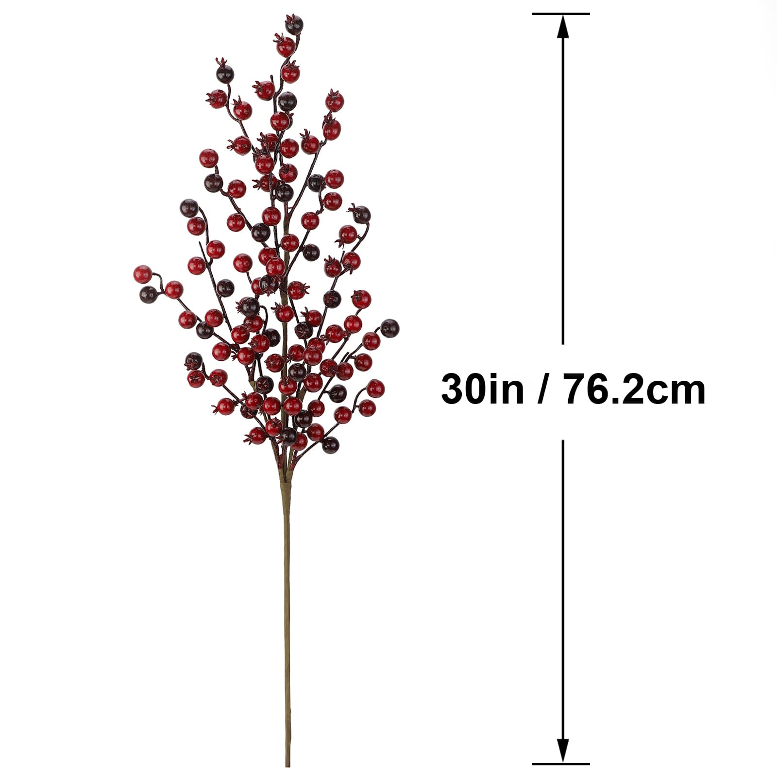 30&#x22; Dark Red Berry Mix Stem by Ashland&#xAE;