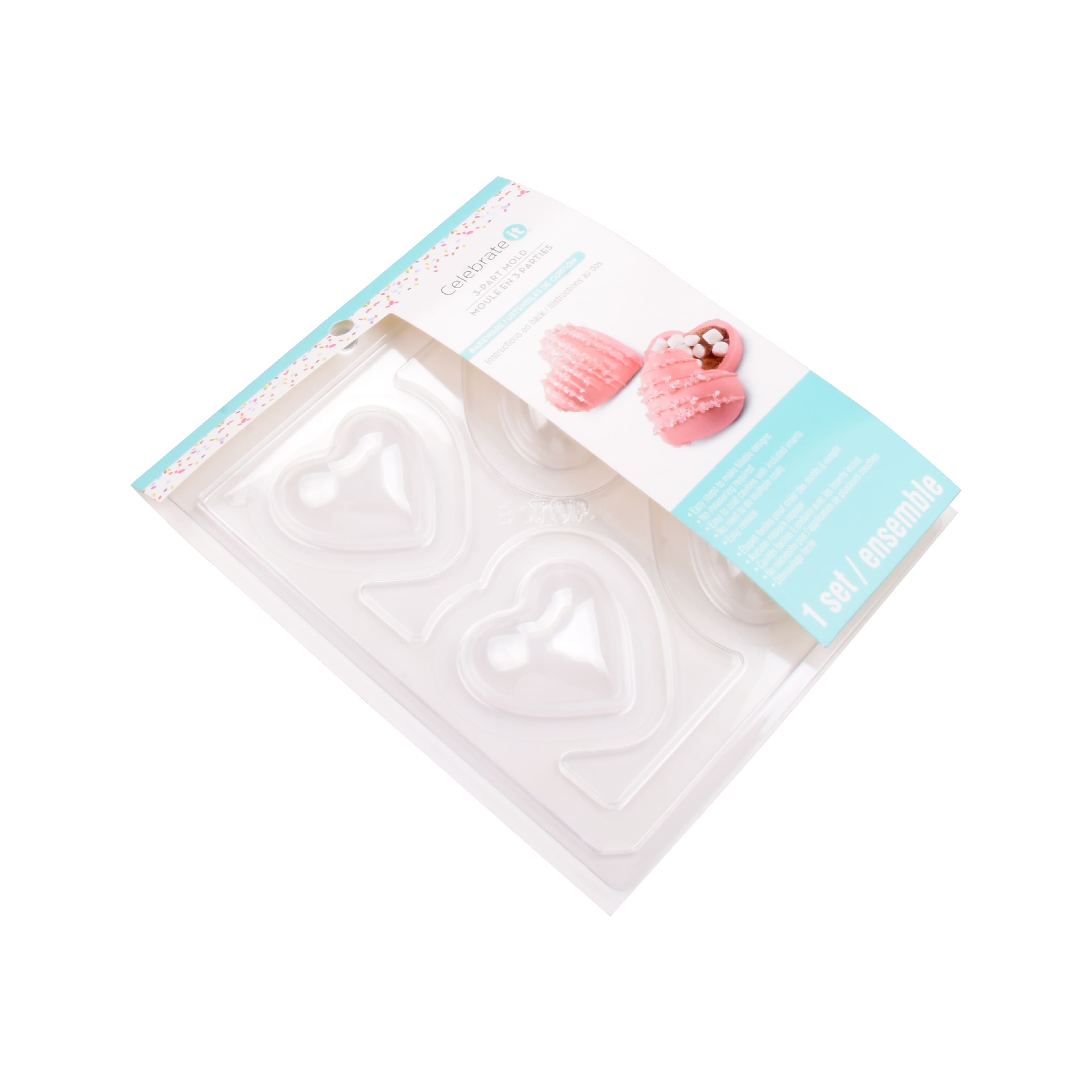 Mini Heart Treat Mold by Celebrate It in Aqua Blue | 10.625 x 7 | Michaels