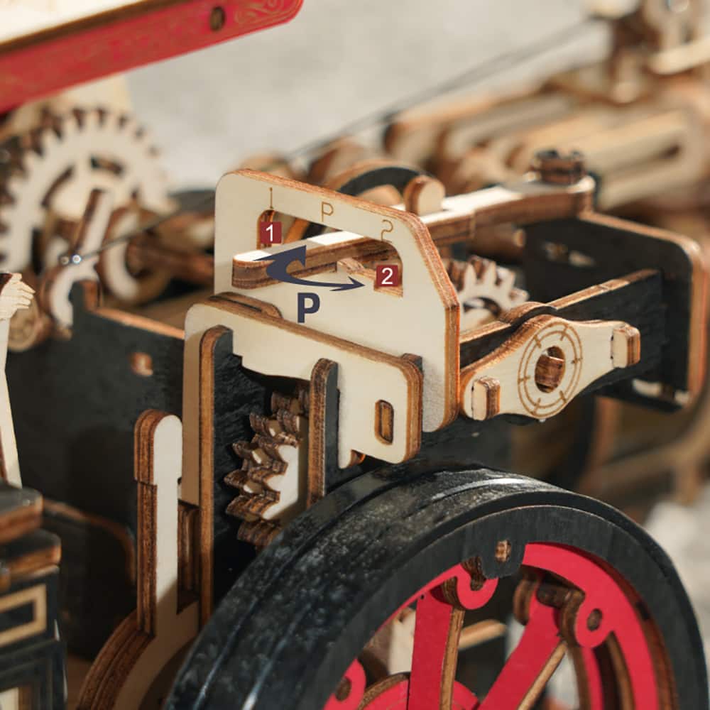 ROKR® Mechanical Models Steam Engine 3D Puzzle Kit