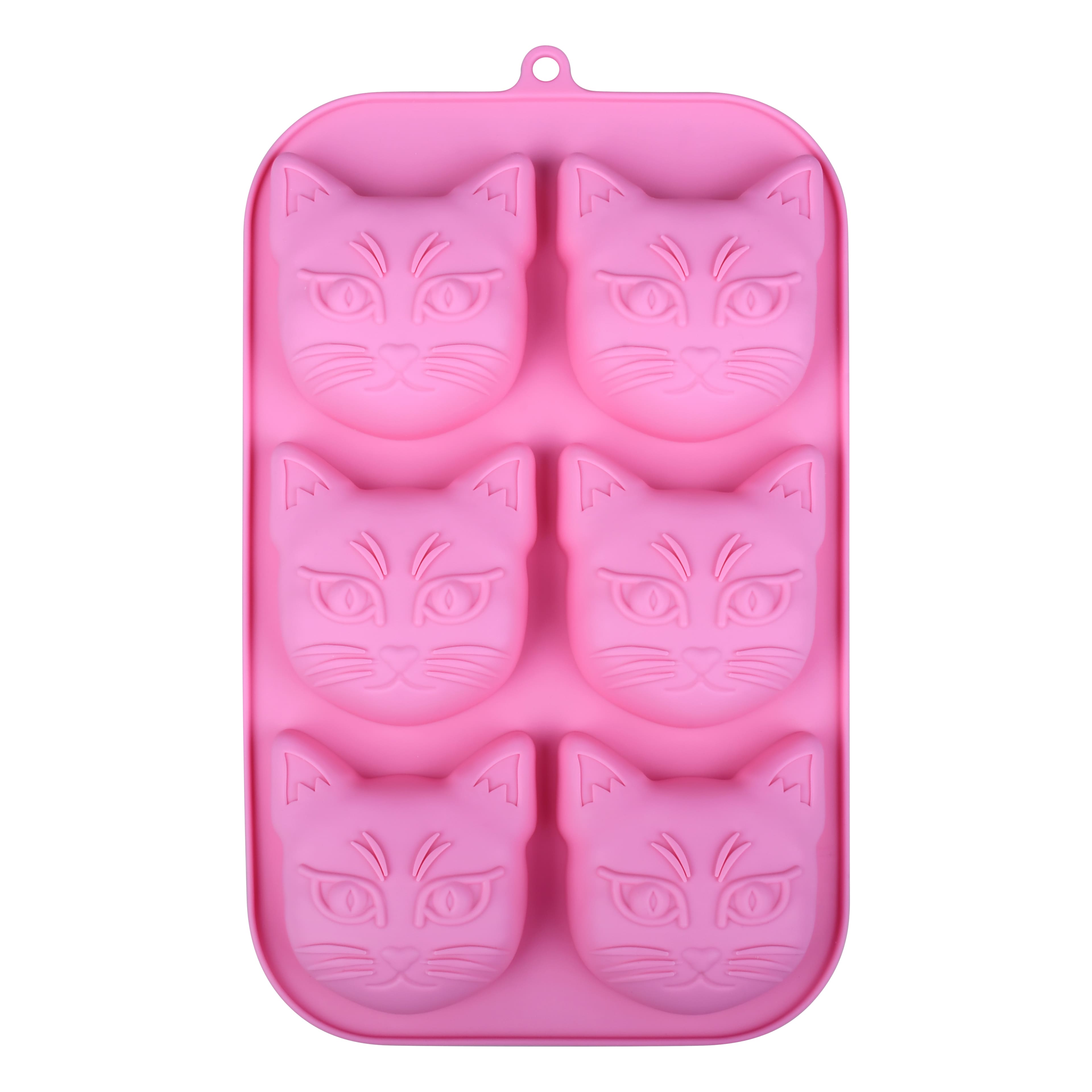 Cat Face  Silicone Treat Mold by Makery™
