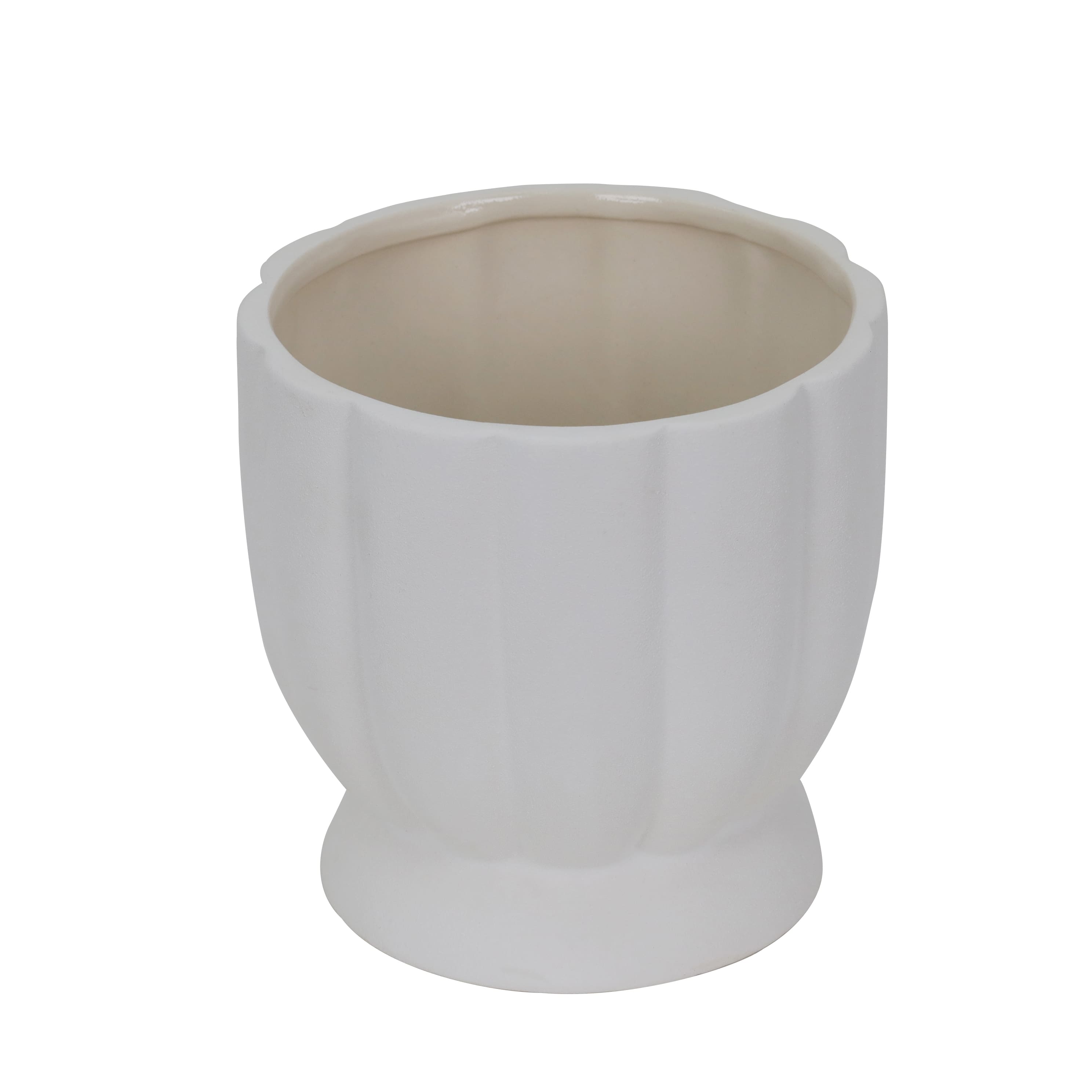 8&#x22; White Ceramic Planter by Ashland&#xAE;