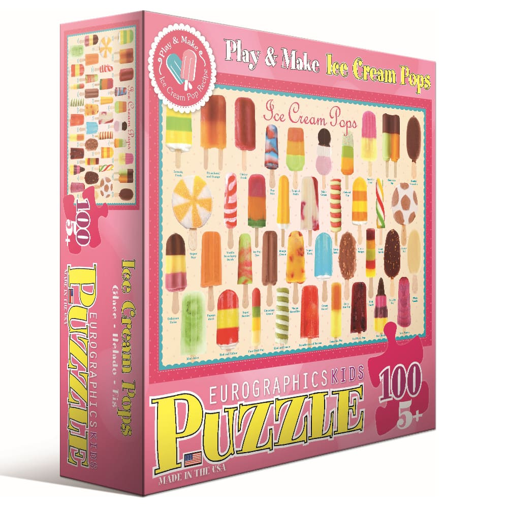 Play &#x26; Make Ice Cream Pops 100 Piece Puzzle