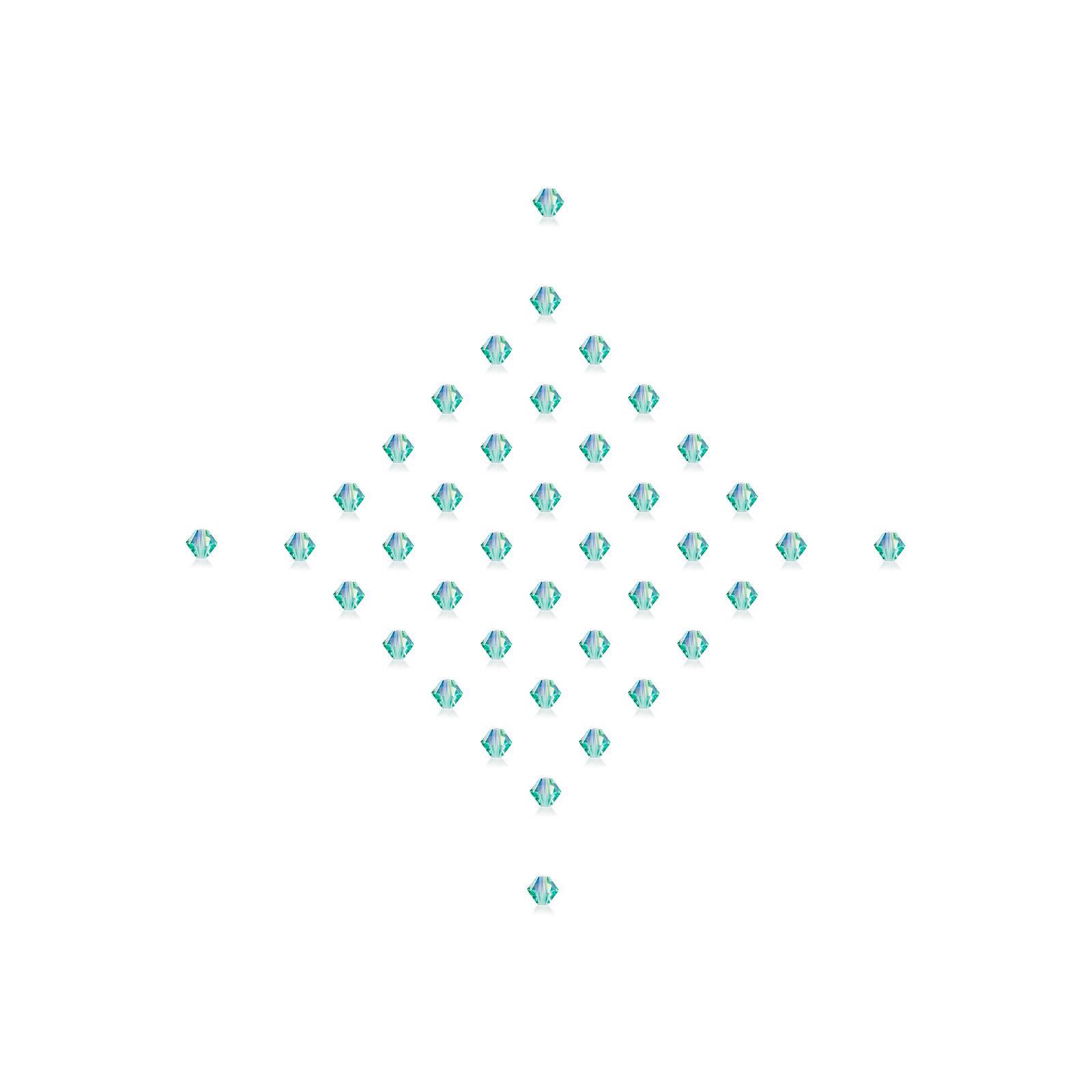 John Bead PRECIOSA 4mm Czech Crystal Bicone Beads, 40ct.