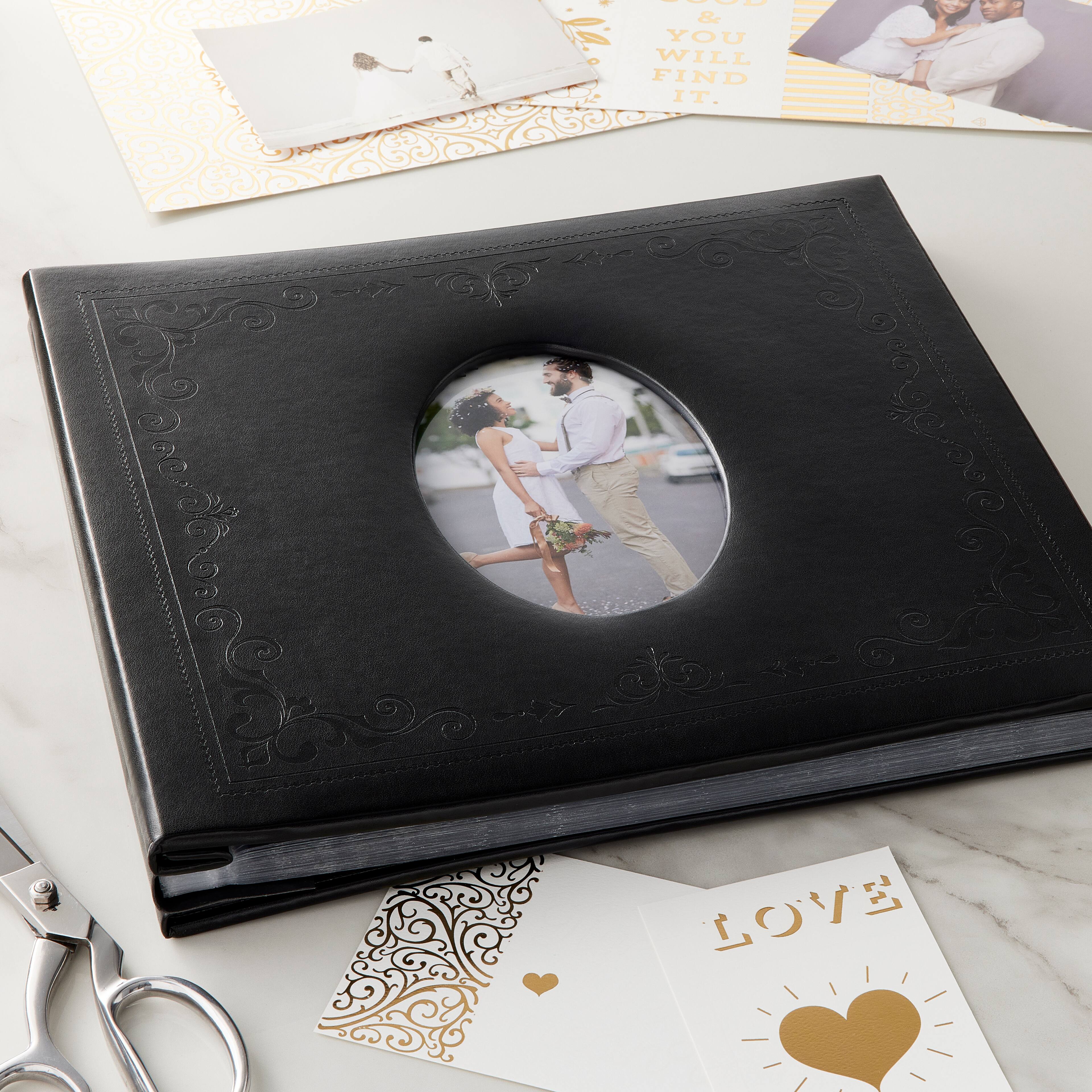 6 Pack: Black Scrapbook Album, 8.5 x 11 by Recollections® 