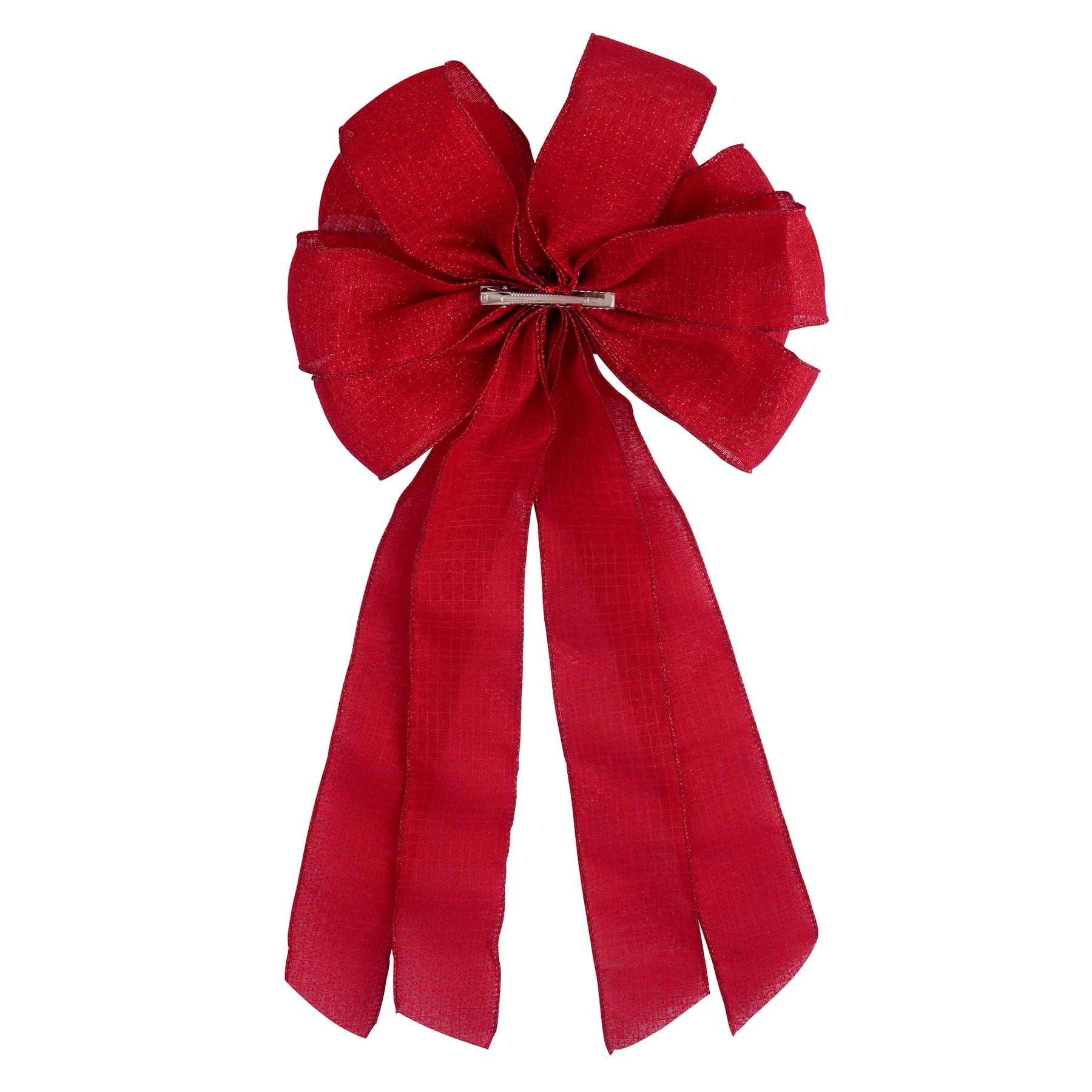 21&#x22; Red Shimmer Tree Bow by Celebrate It&#xAE;
