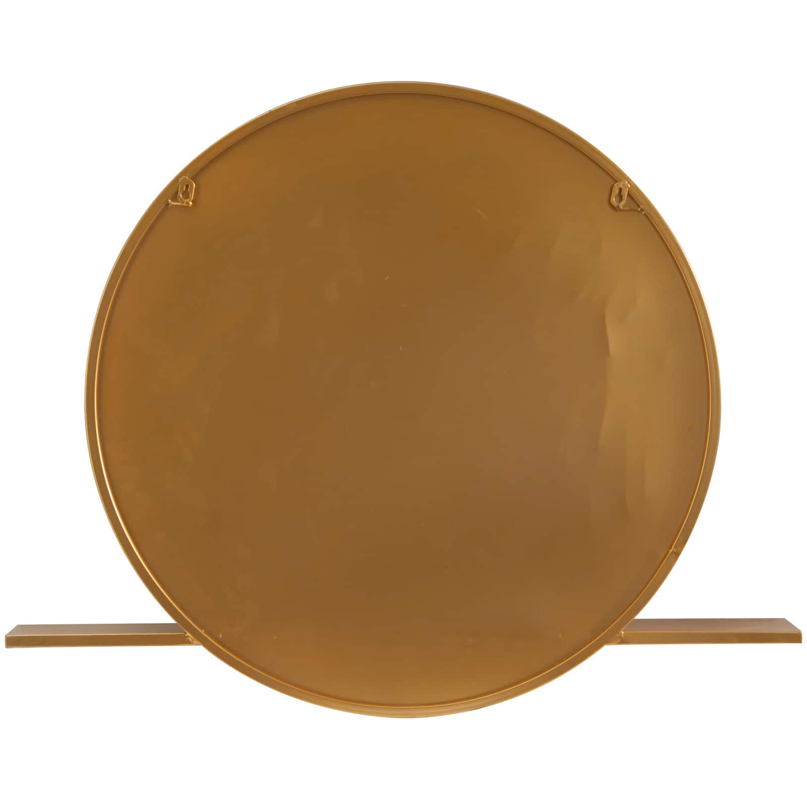 Gold Metal Glam Wall Mirror, 35&#x22; x 4&#x22; x 28&#x22;