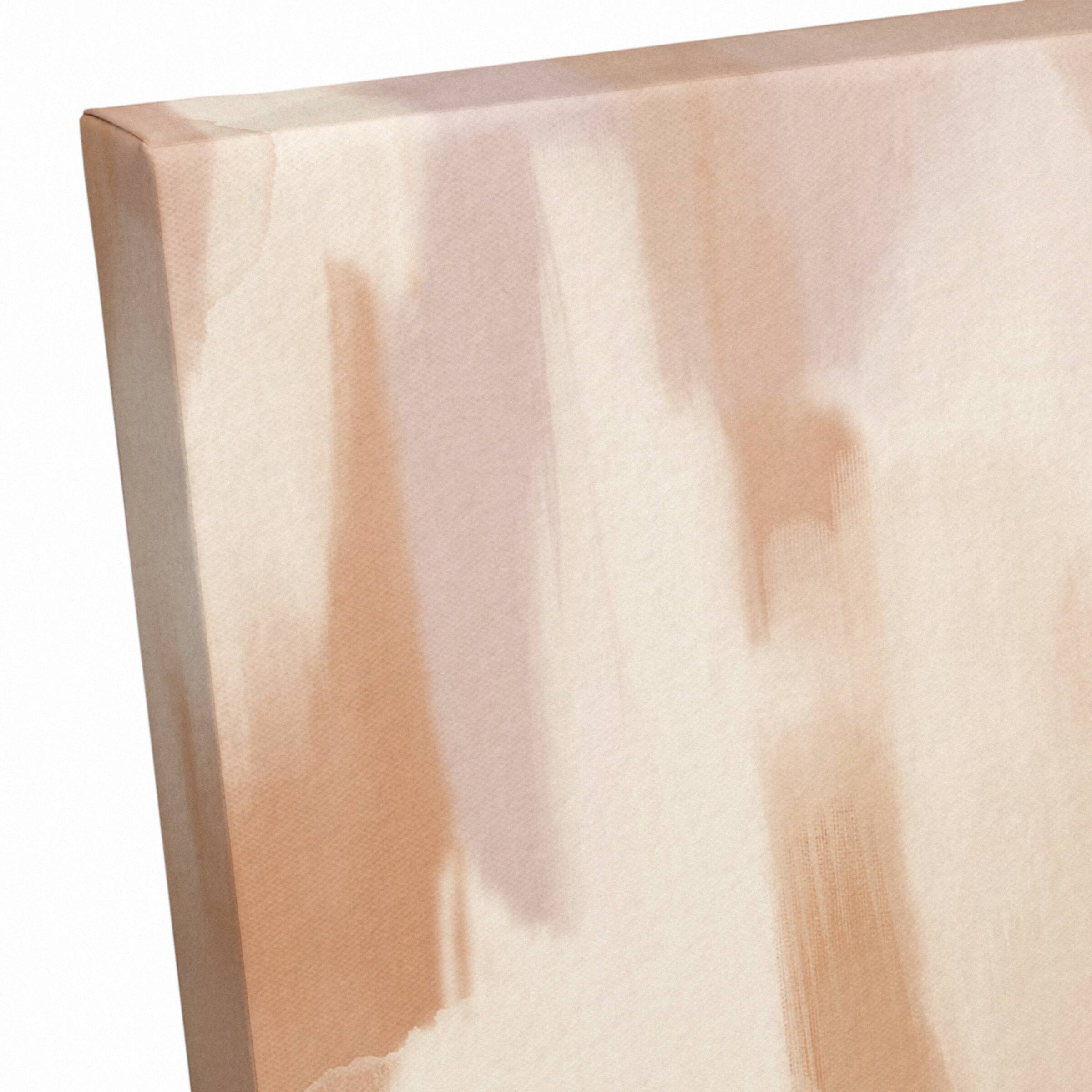 Golden Abstract Canvas Wall Art