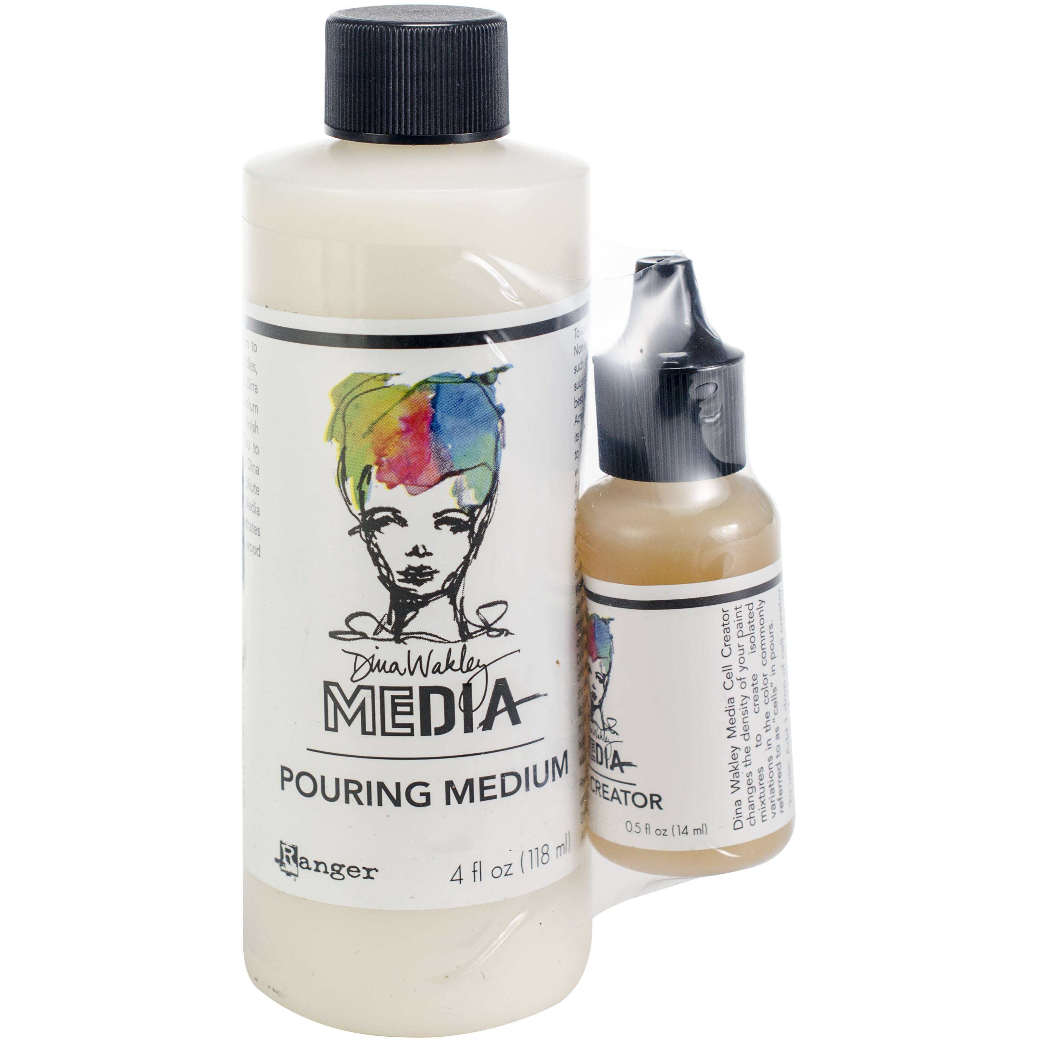 Dina Wakley Media Pouring Medium & Cell Creator Set Paint & Mediums