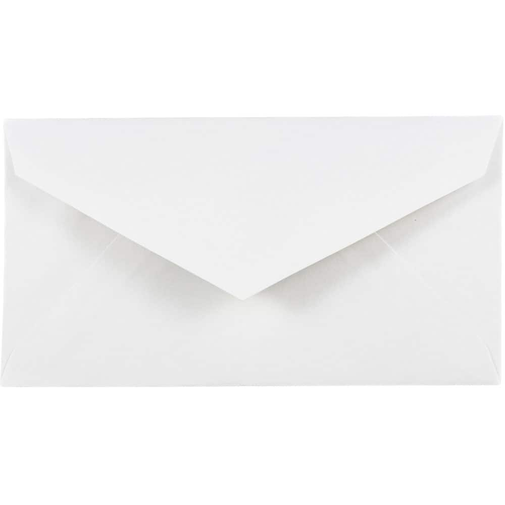 JAM Paper 3.875&#x22; x 7.5&#x22; White Monarch Commercial Envelopes