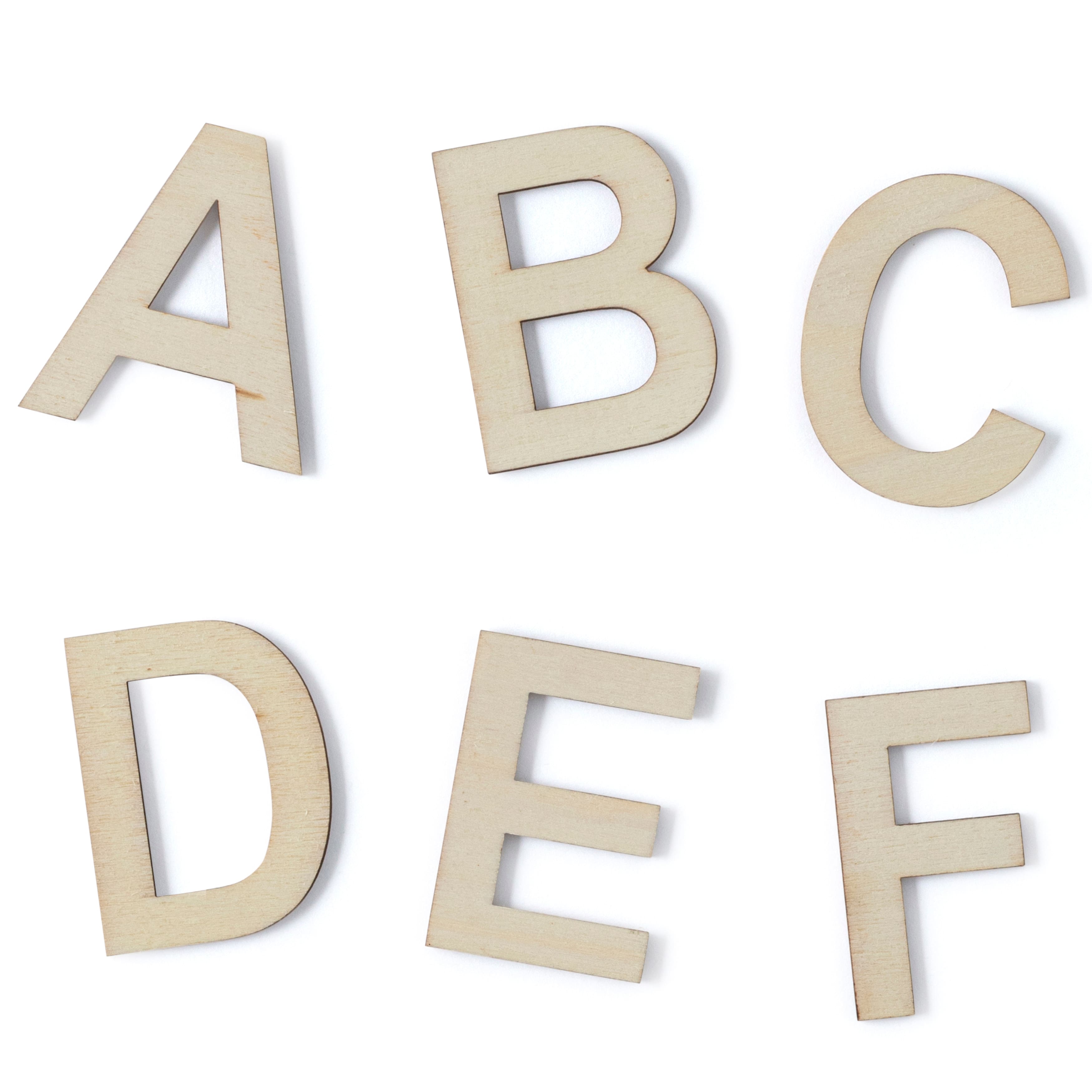 121 Piece Wood Letter Set by Make Market®