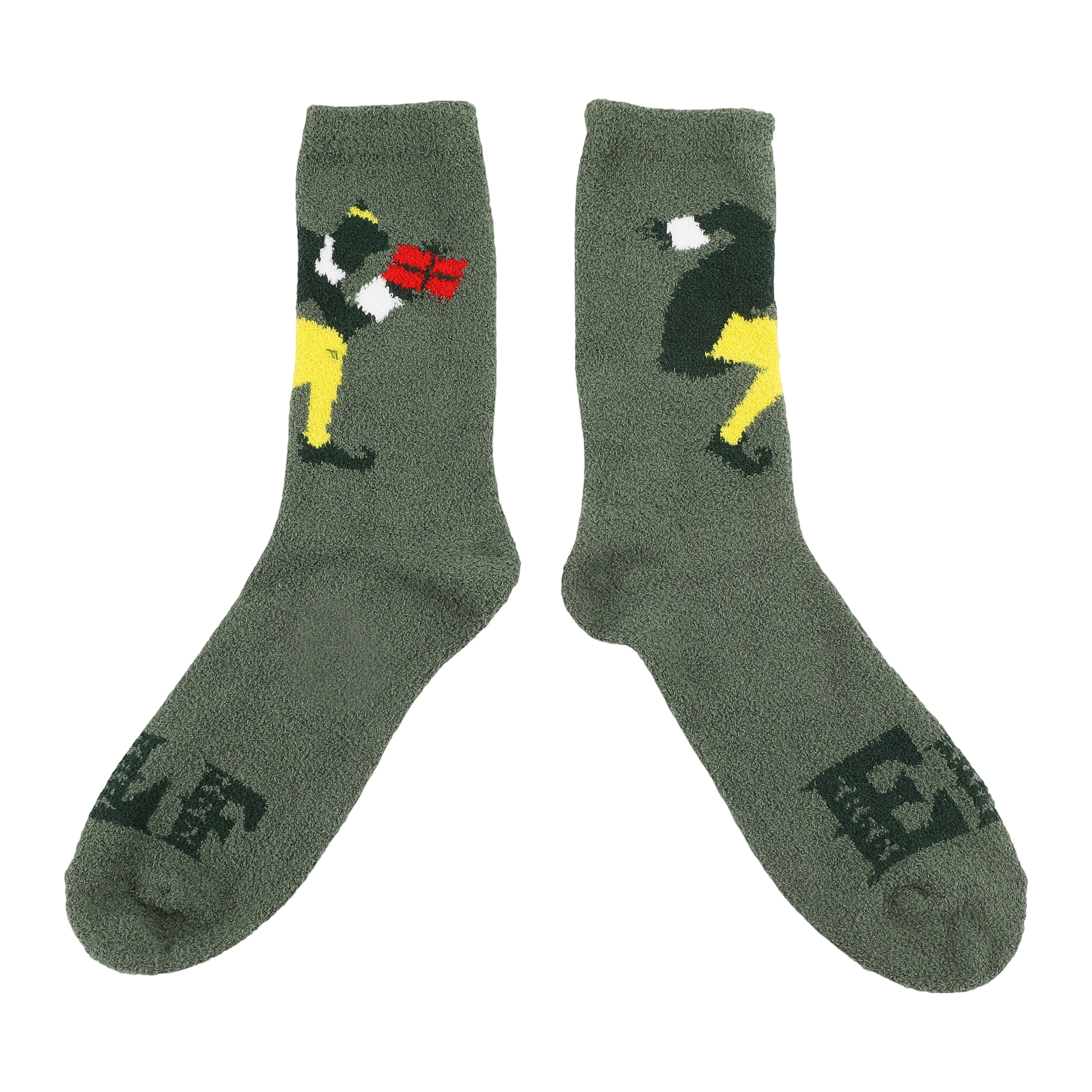 Elf™ Hats & Silhouettes 2-Pair Adult Chenille Crew Socks