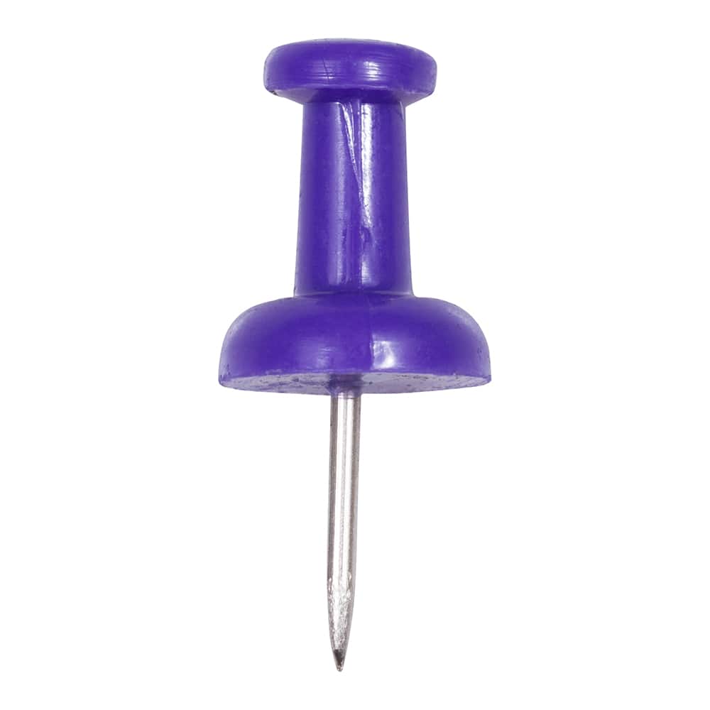 JAM Paper Colorful Standard Push Pins, 100ct.