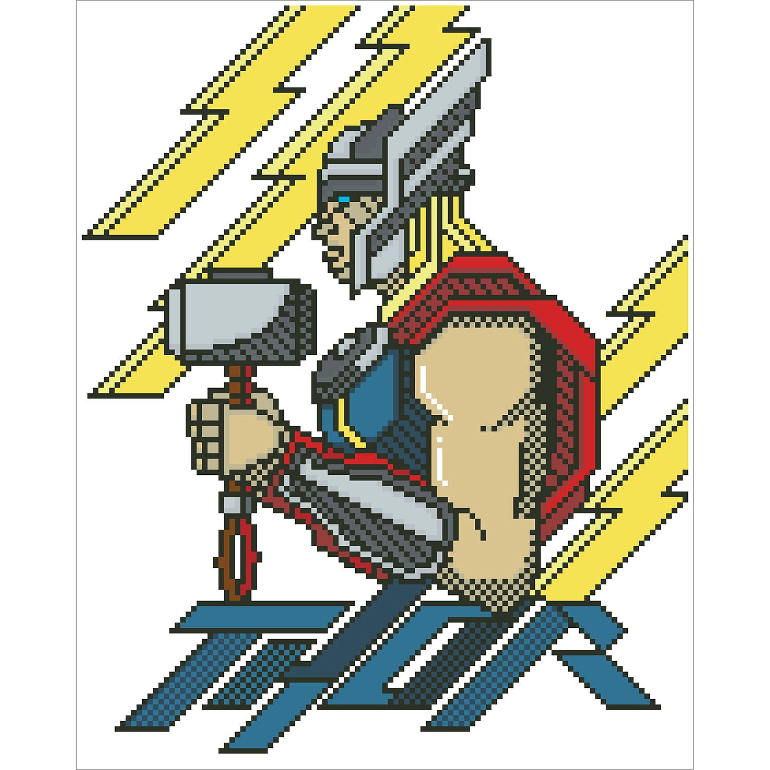 Camelot® Dots Thor Bring On The Thunder Diamond Painting Kit