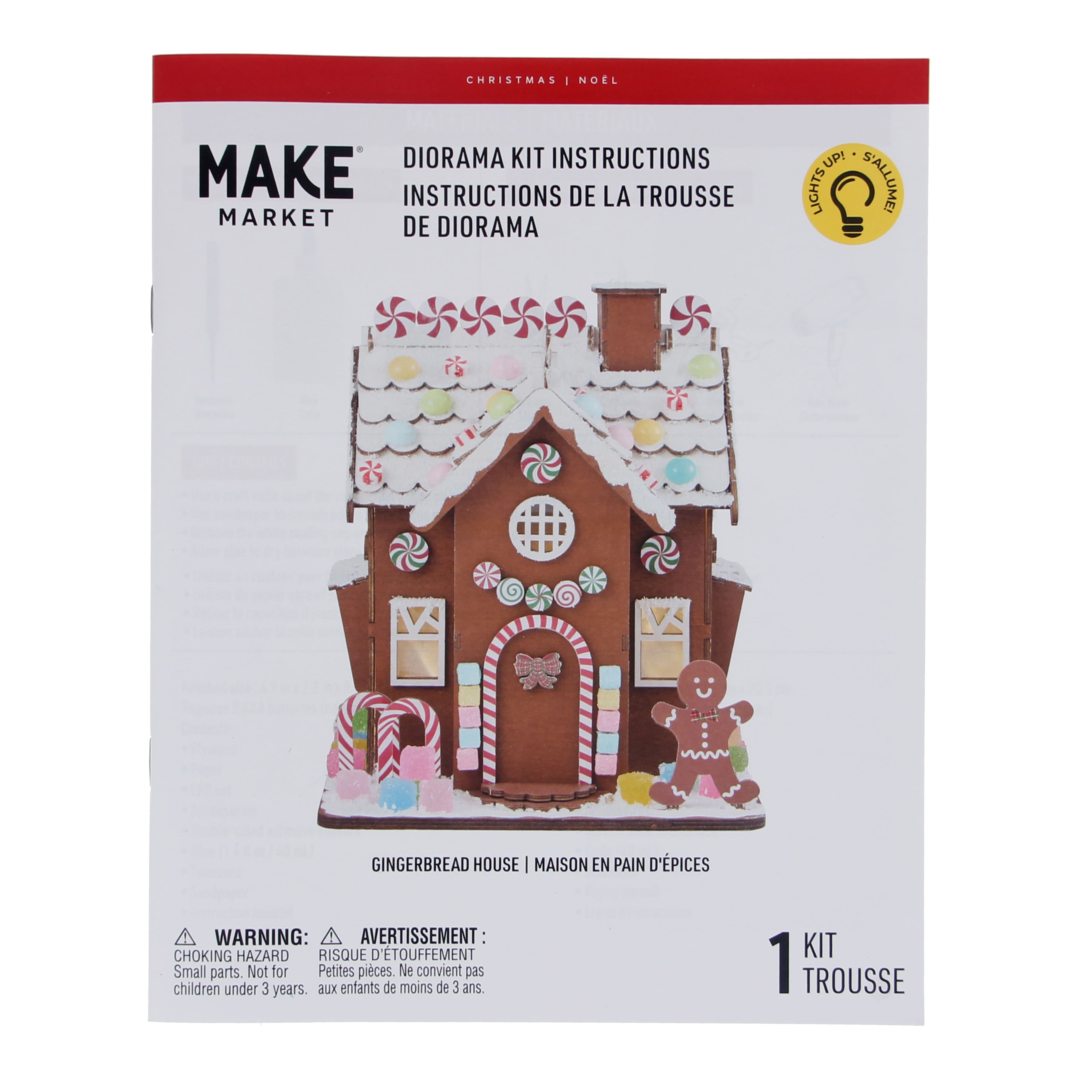 Gingerbread House Diorama Kit by Make Market&#xAE;