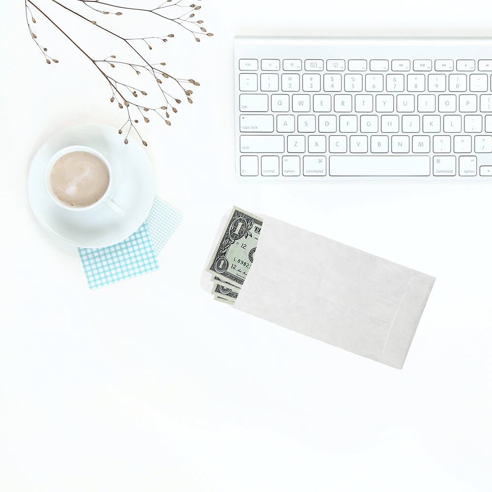 JAM Paper 3.5&#x22; x 6.5&#x22; White Tyvek Envelopes, 25ct.