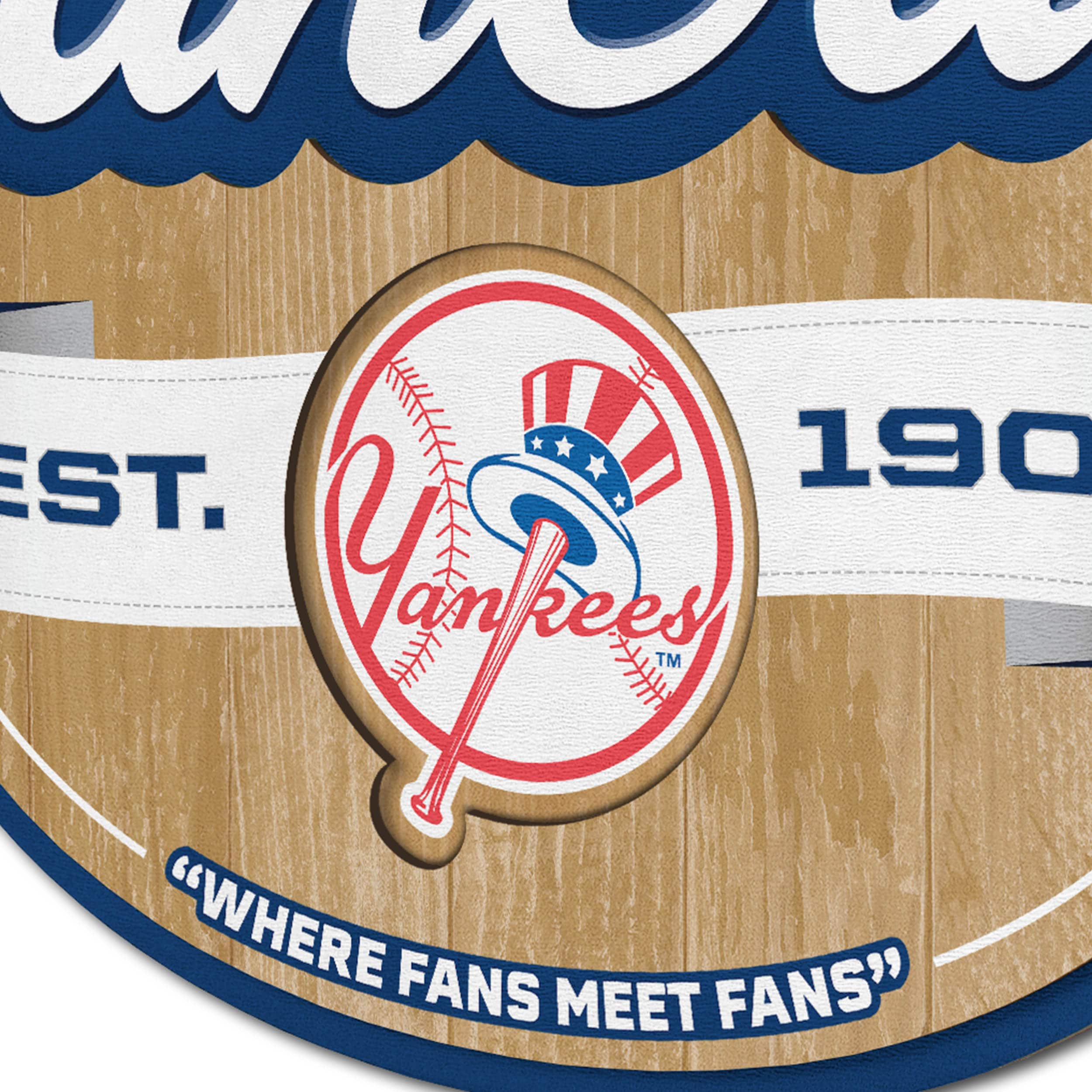 MLB Fan Cave Sign