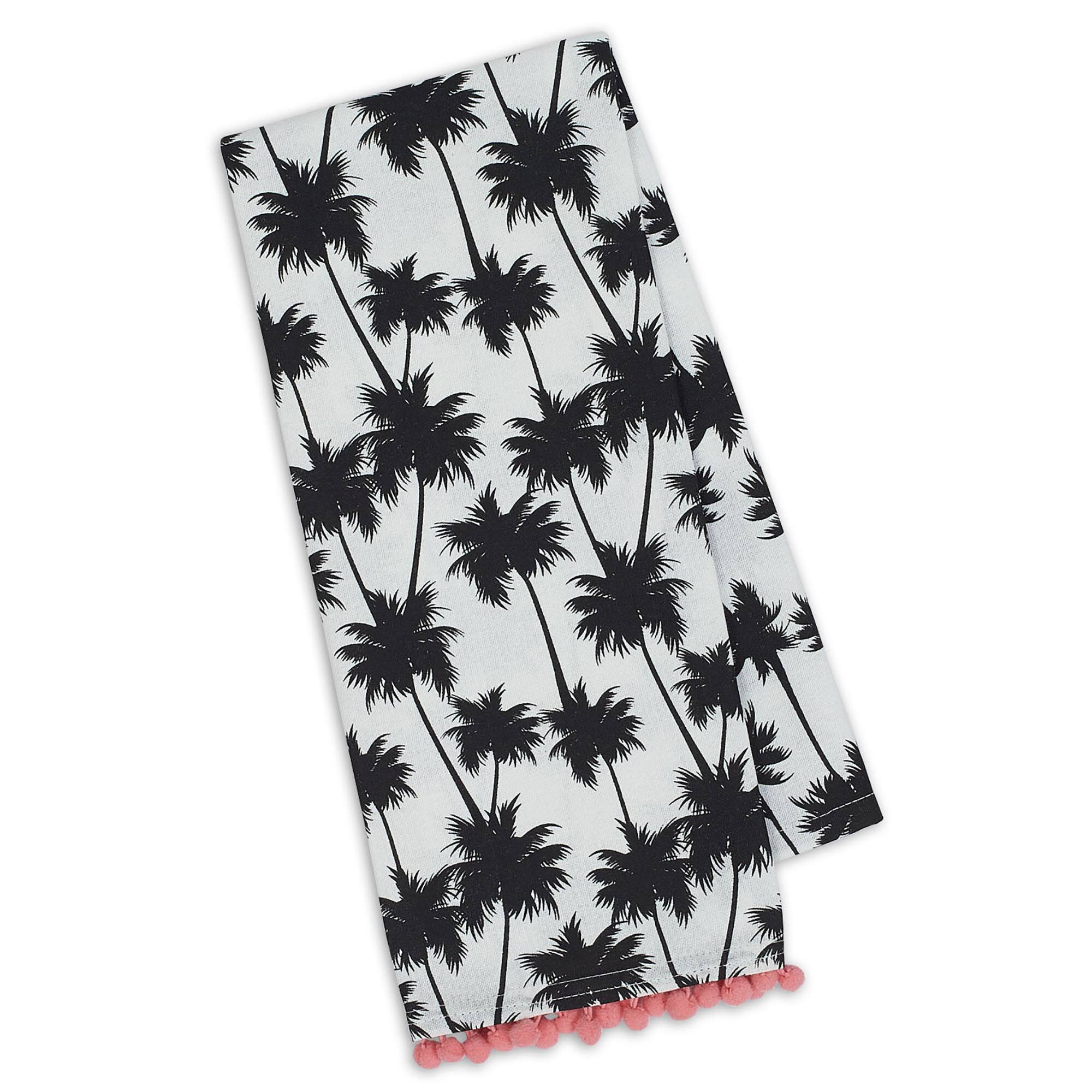 DII® Assorted Pineapples and Palms Embellished Dishtowel (Set of 3)