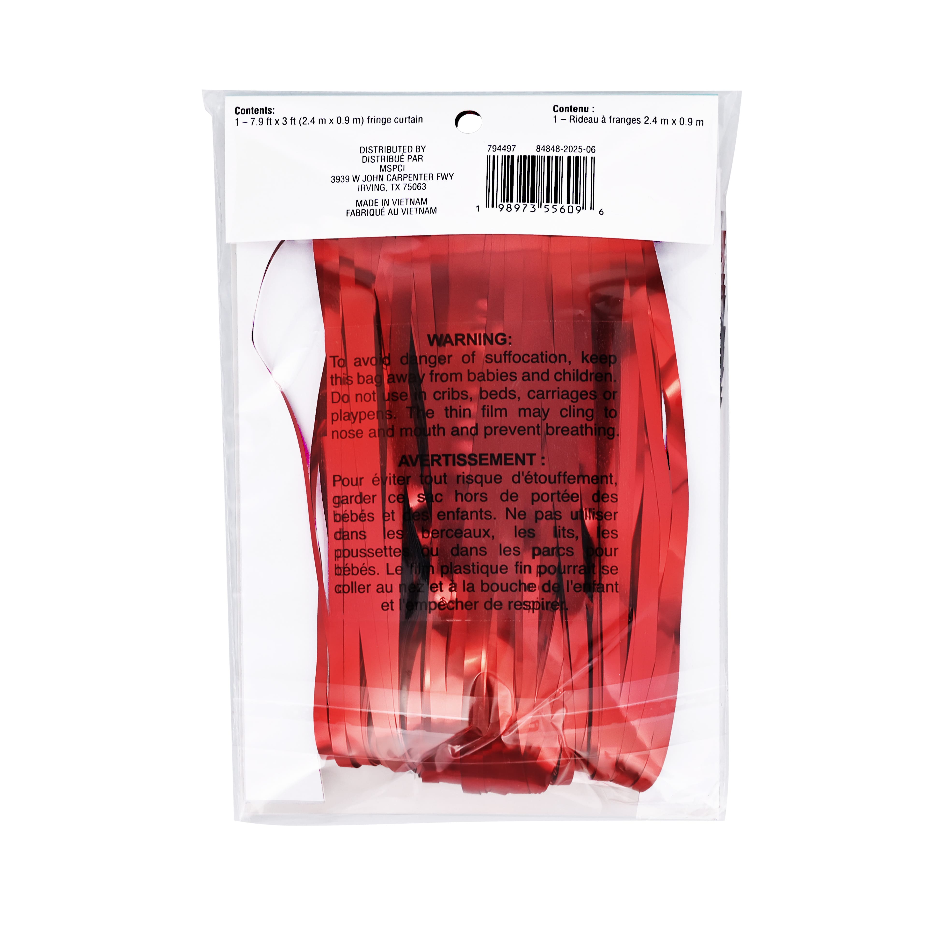 12 Pack: 8ft. x 3ft. Fringe Curtain by Celebrate It™