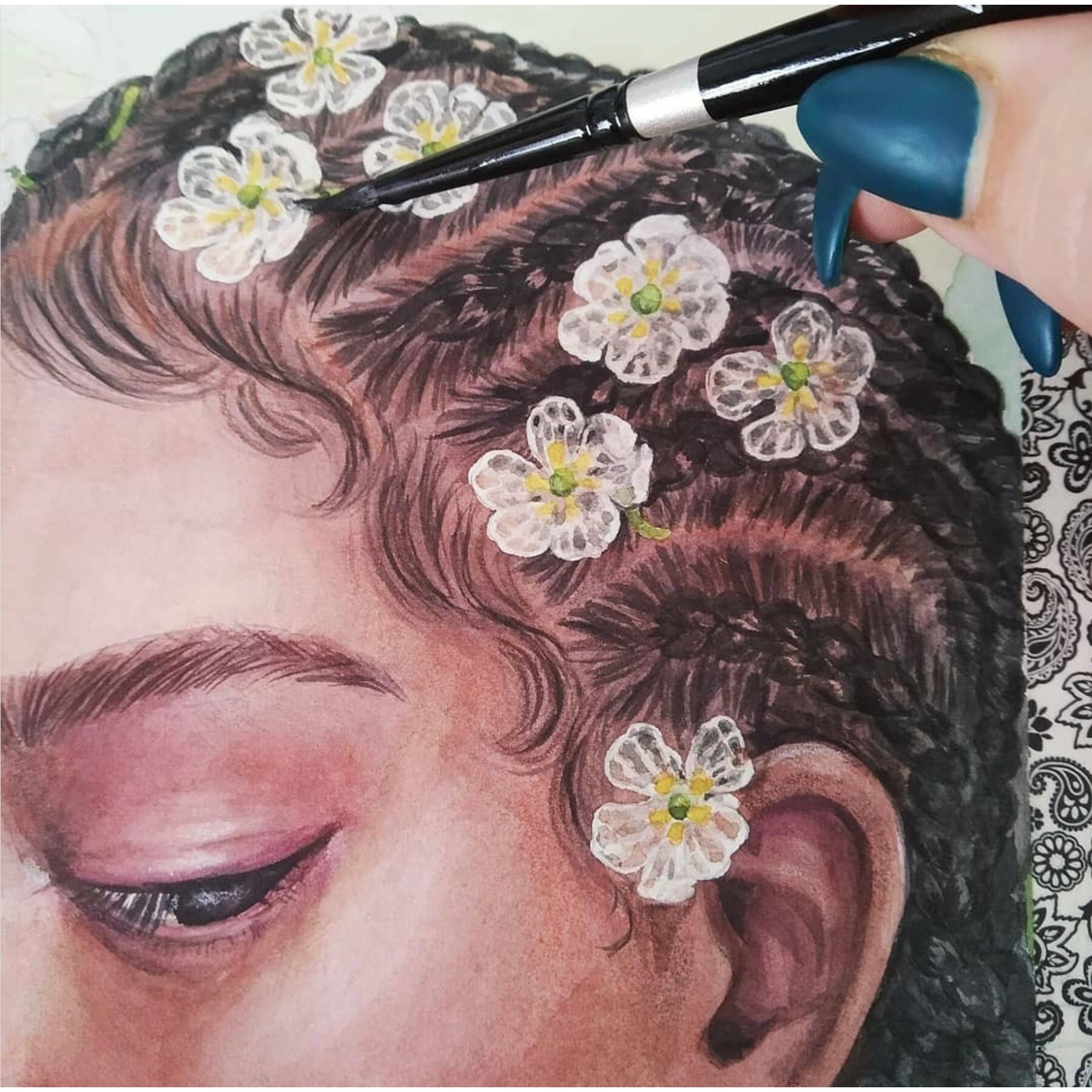 Silver Brush Limited Black Velvet® Medium Round Brushes Set