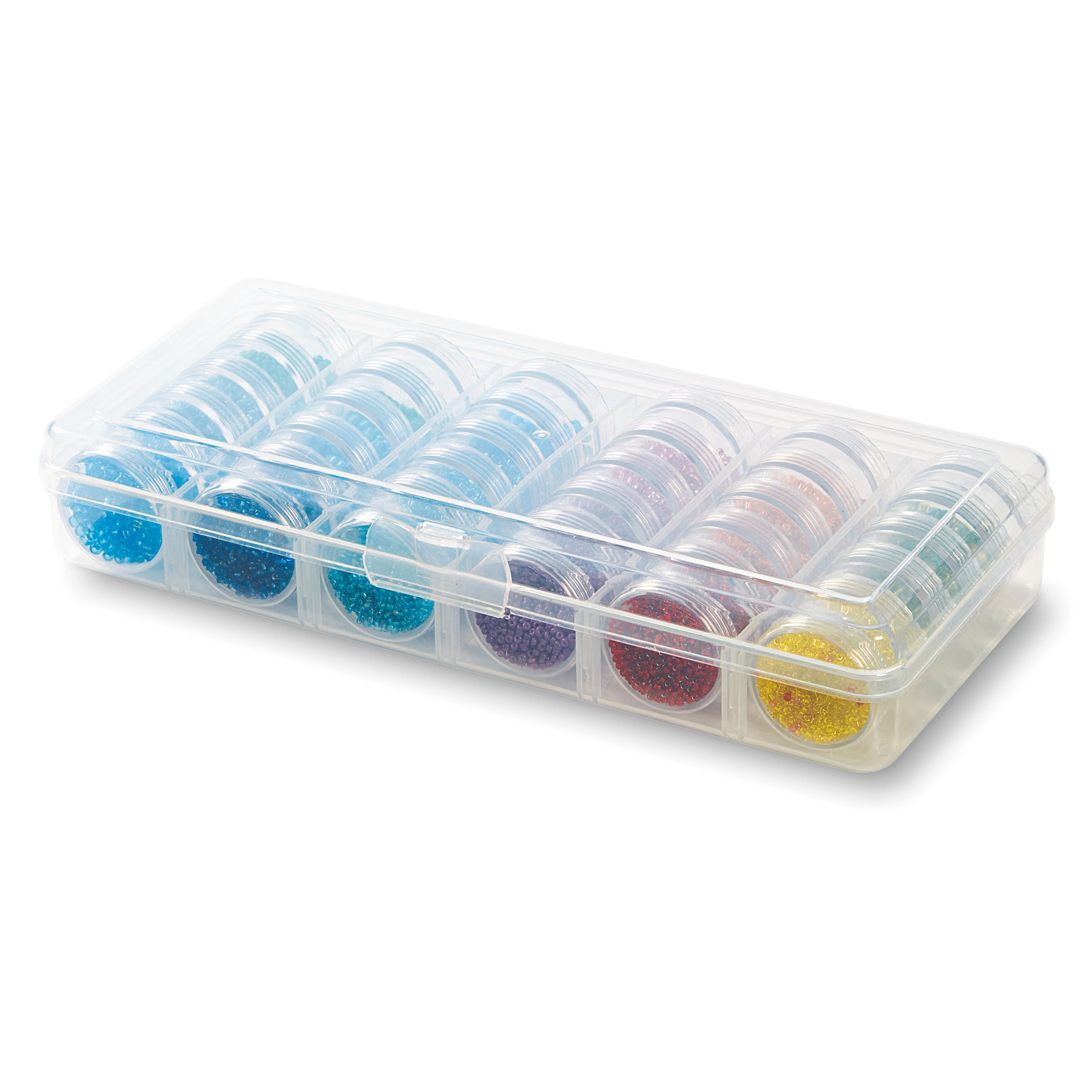 12 Pack: Bead Storage Box with 6 Container Stacks by Bead Landing&#x2122;