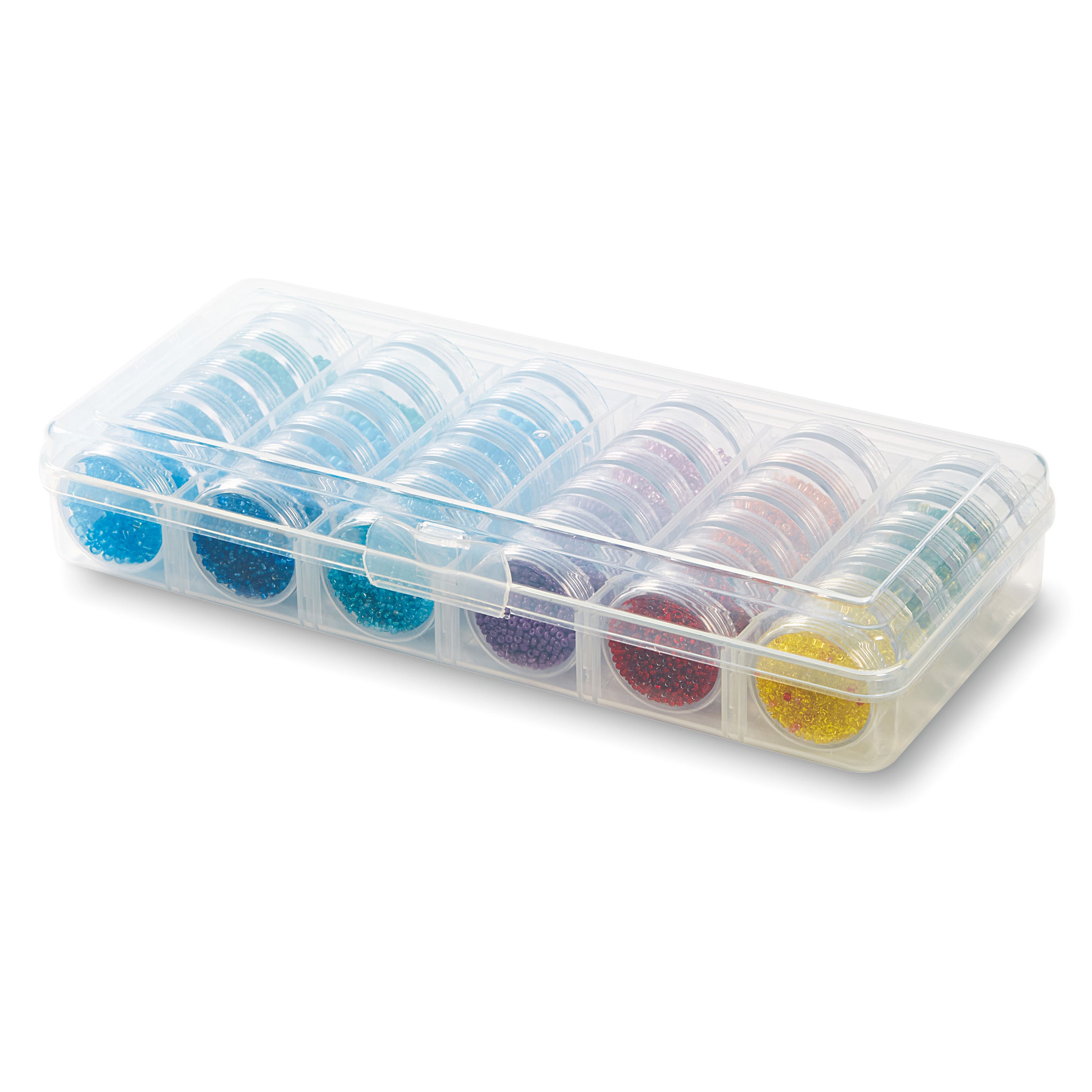 12 Pack: Bead Storage Box with 6 Container Stacks by Bead Landing™