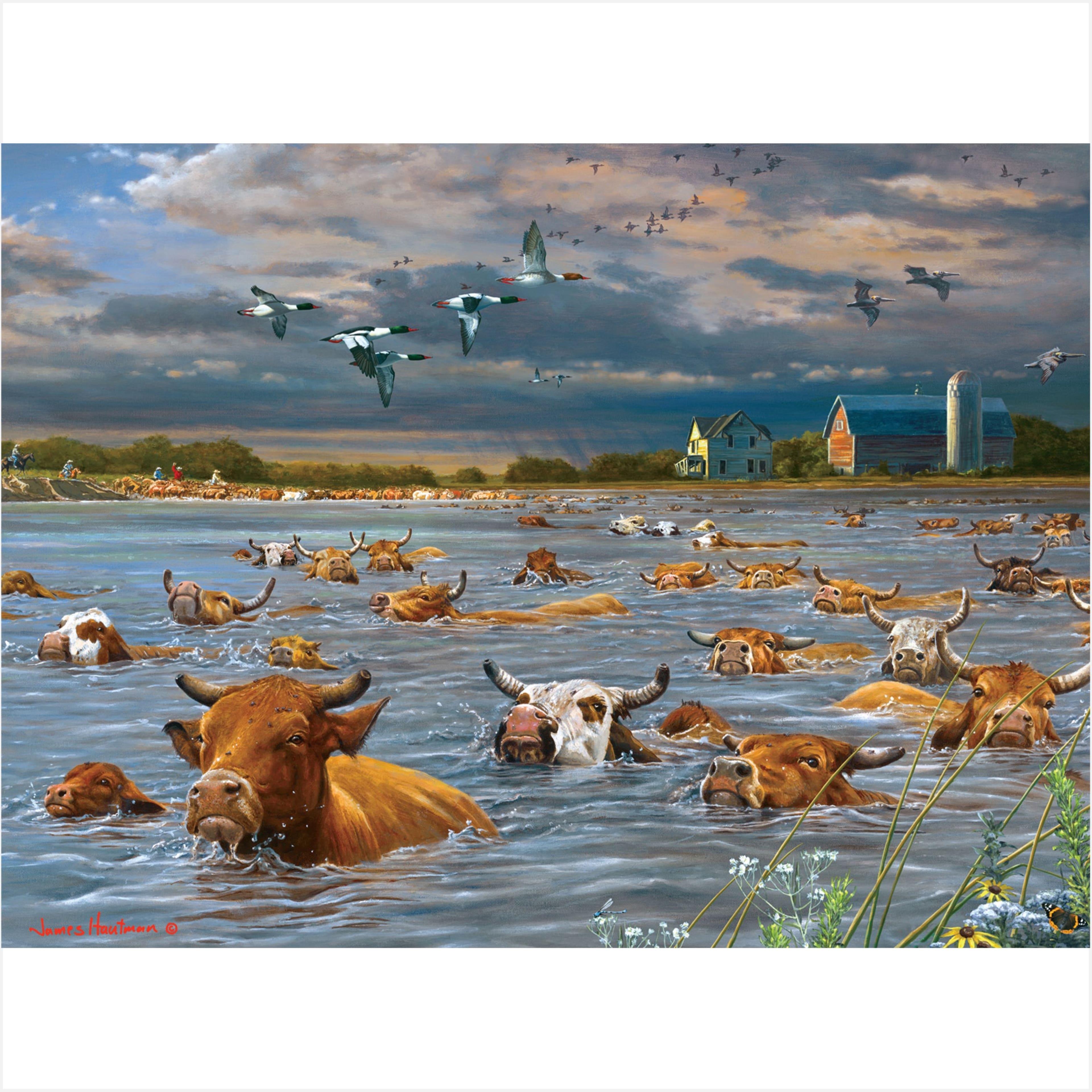 Assorted Kim Norlien &#x26; Hautman Brothers 1,000 Piece Puzzle